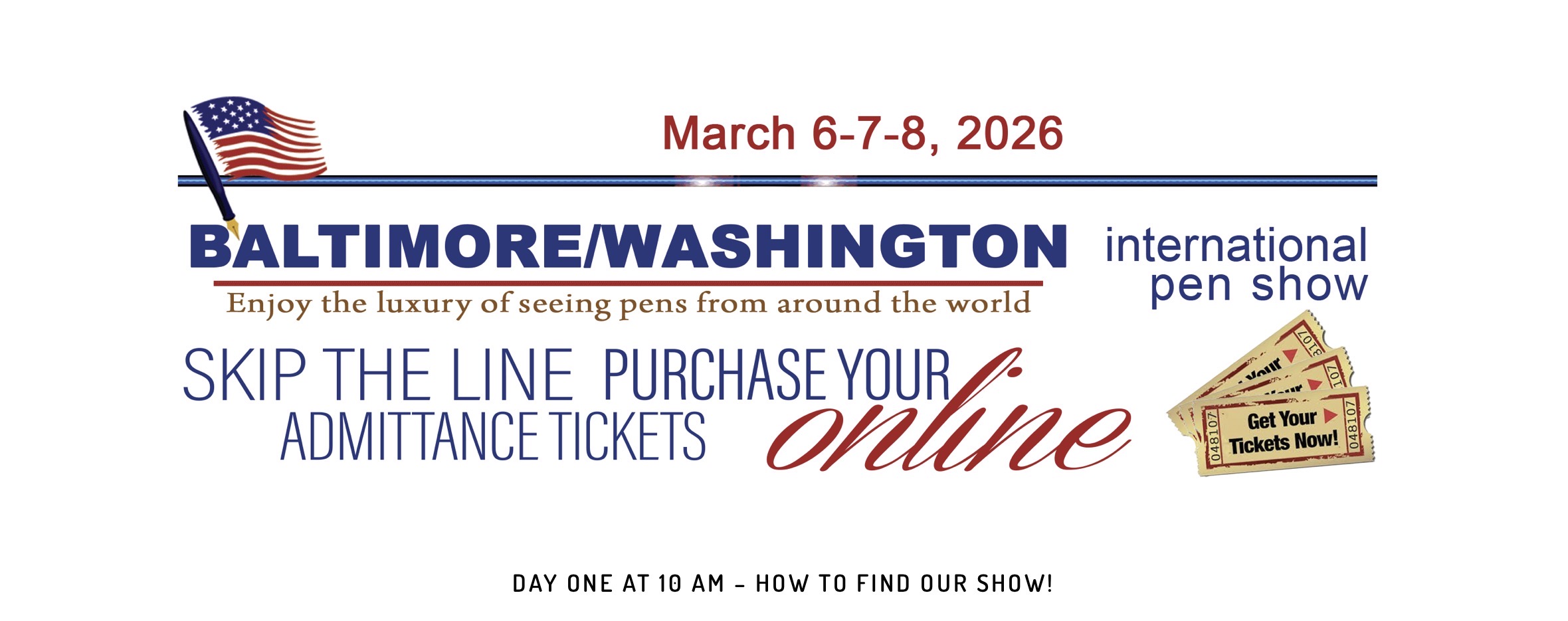 BALTIMORE/WASHINGTON international pen show