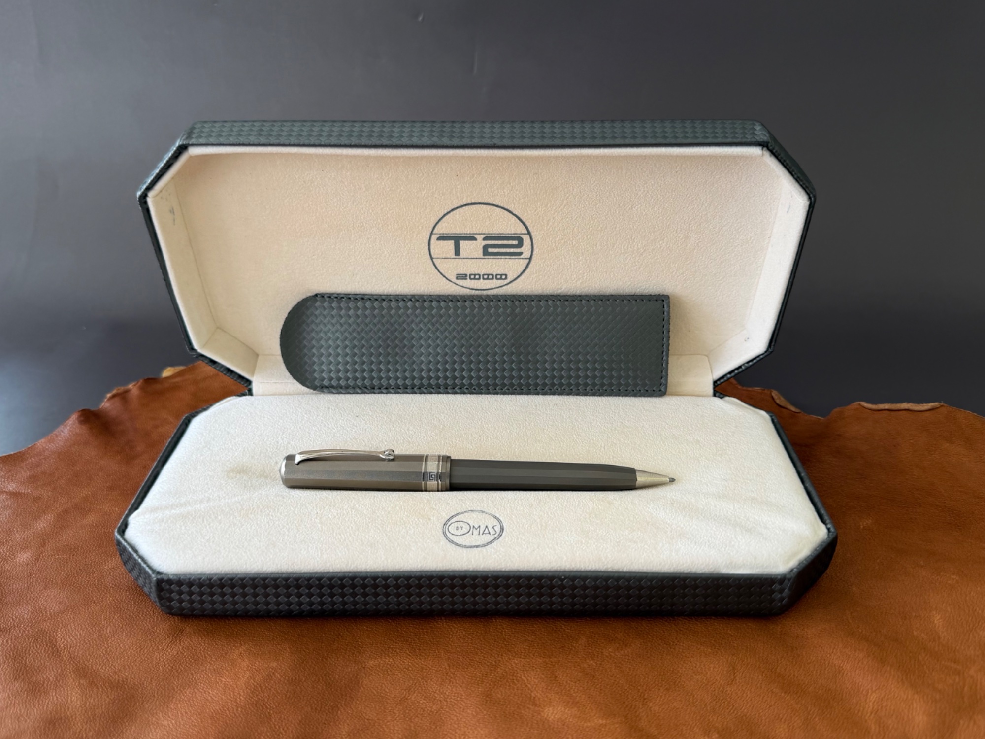 OMAS T2 Milord Titanium 75 Anniversary Ballpoint Pen | New