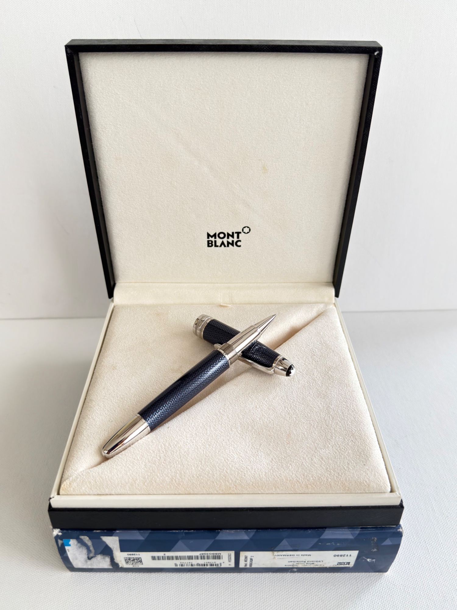 Montblanc Meisterstück Blue Hour Solitaire LeGrand Rollerball Pen, New