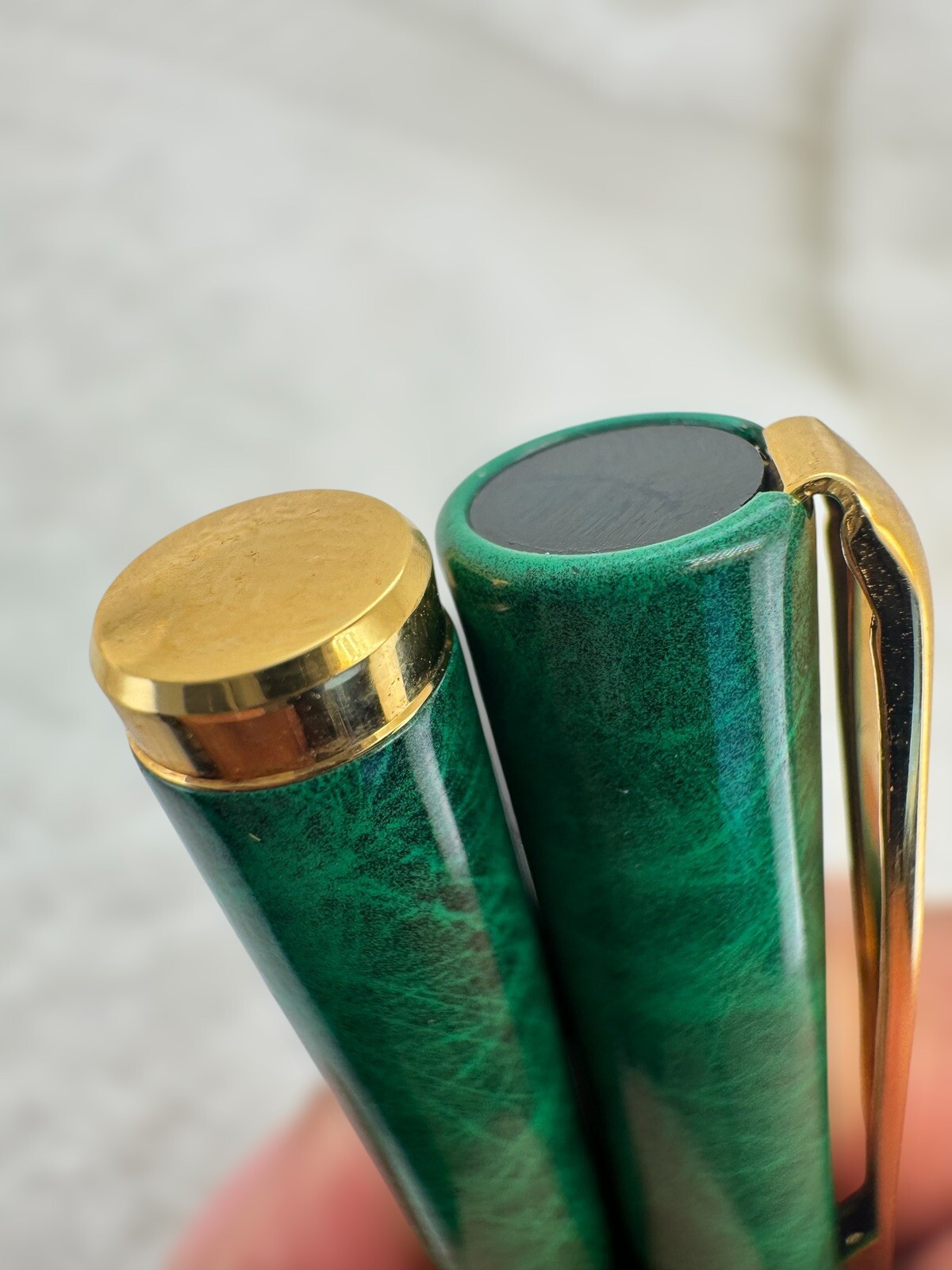 Aurora Magellano A18 Green Lacquer Fountain Pen Steel Medium Nib - Image 5