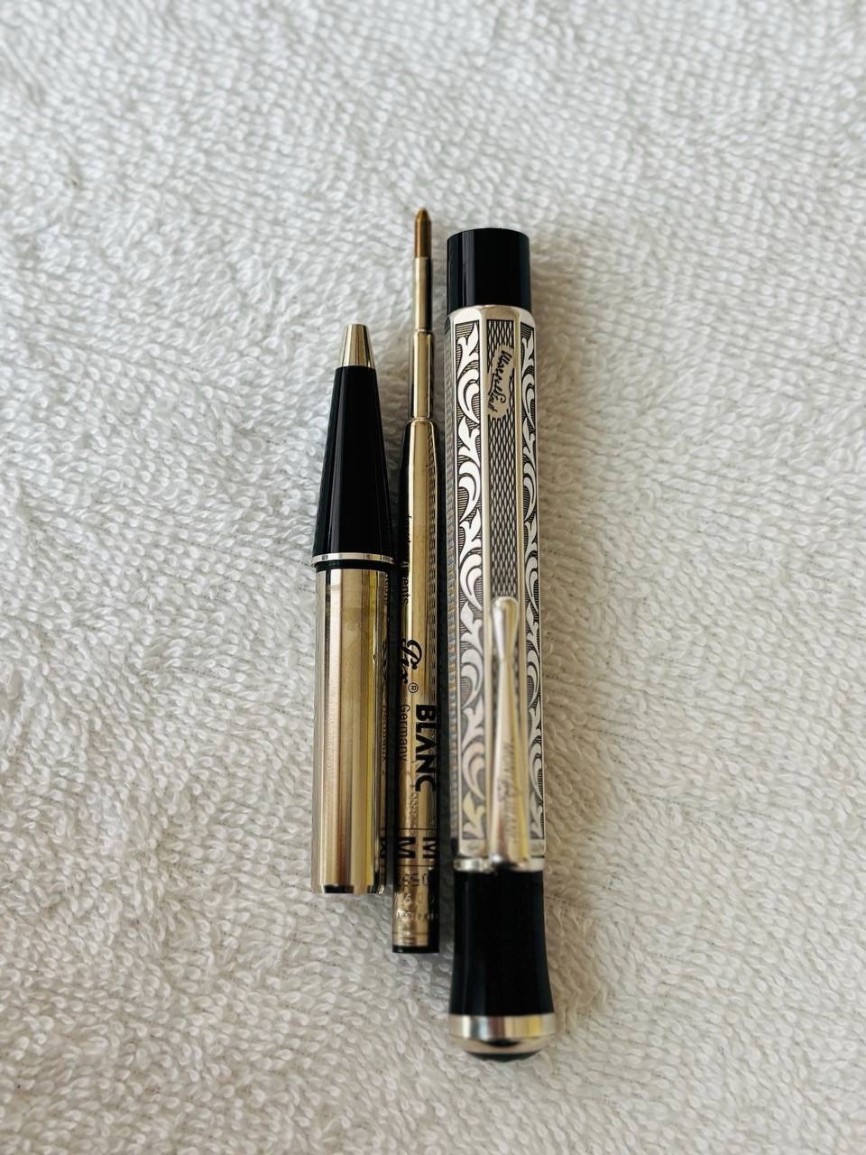 Montblanc Marcel Proust Writers Edition Ballpoint Pen 925 Sterling Silver - Image 9