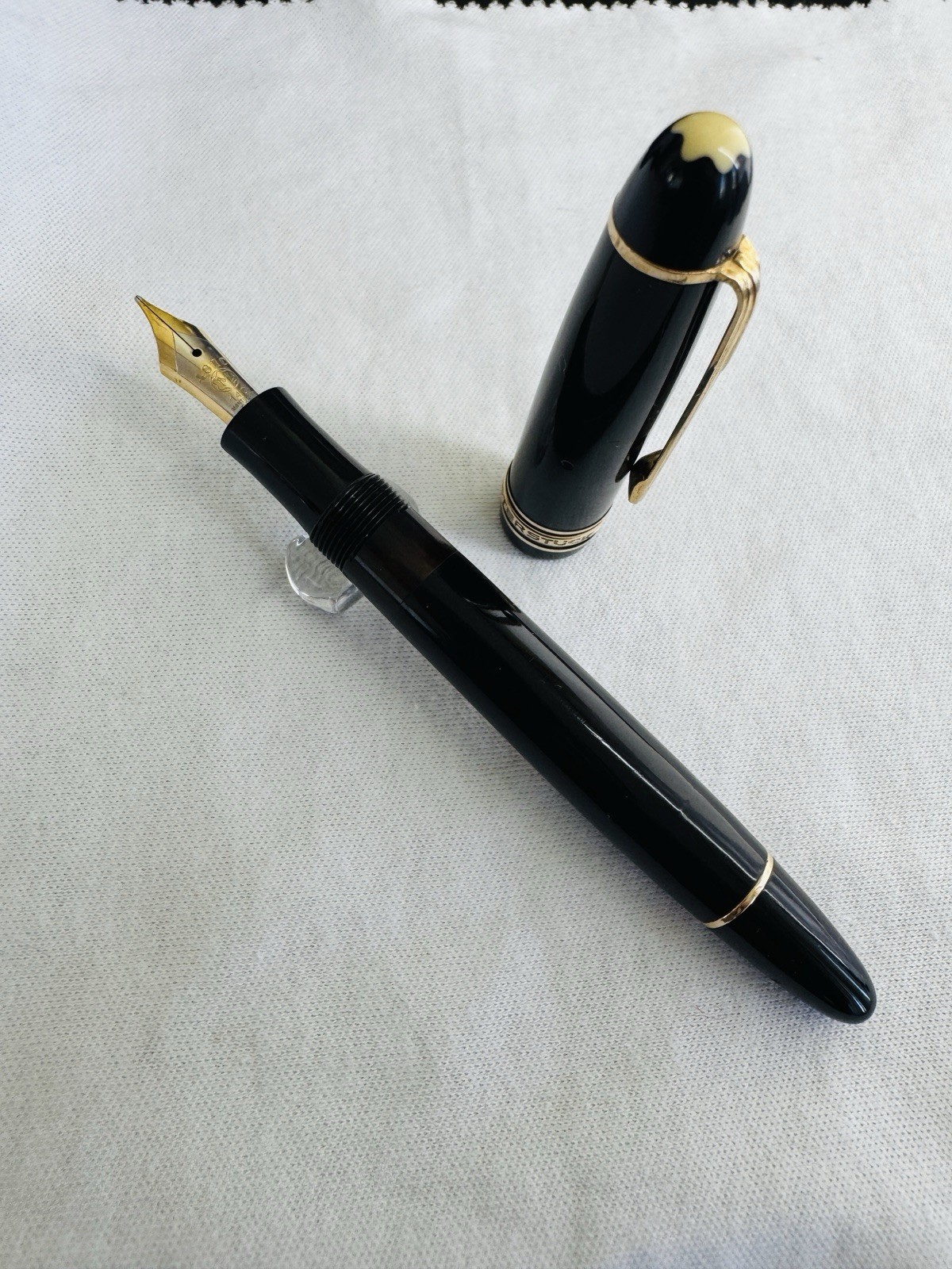 Montblanc Masterpiece 144 Celluloid 1950s Fountain Pen 14C Gold F Nib