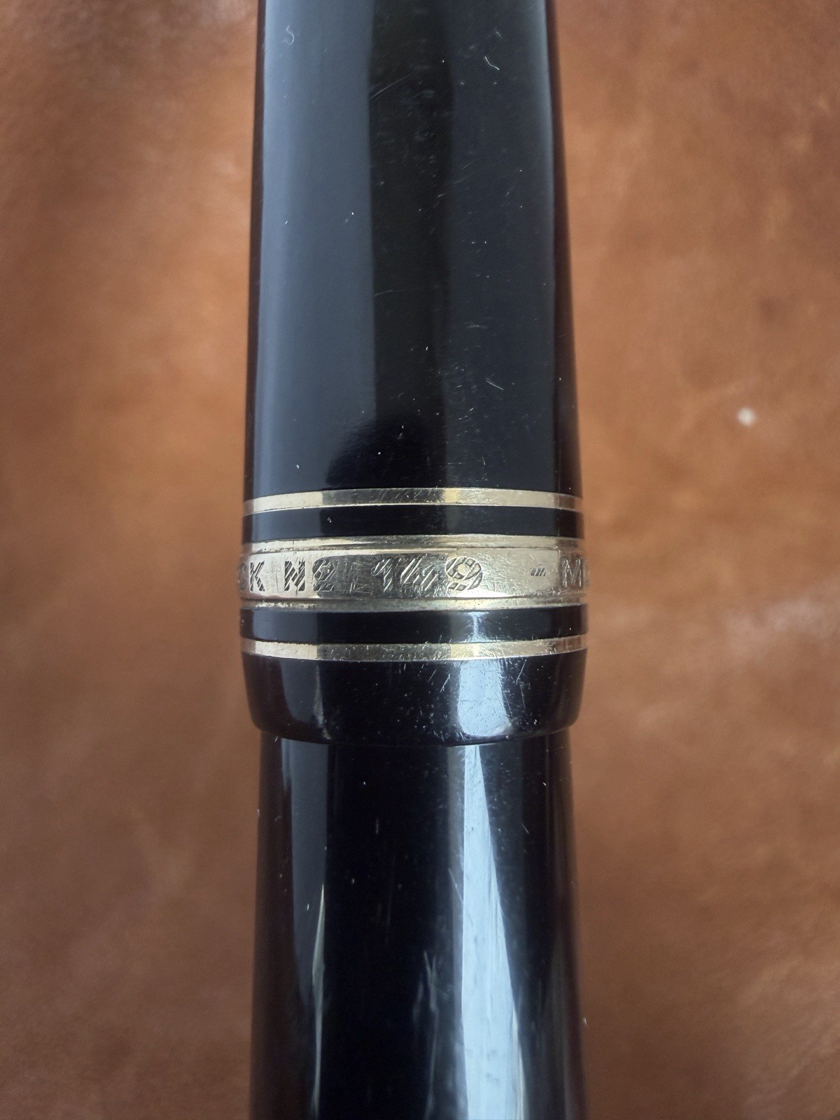 Montblanc Meisterstuck 149 Fountain Pen 18C Gold Broad Nib - Image 19