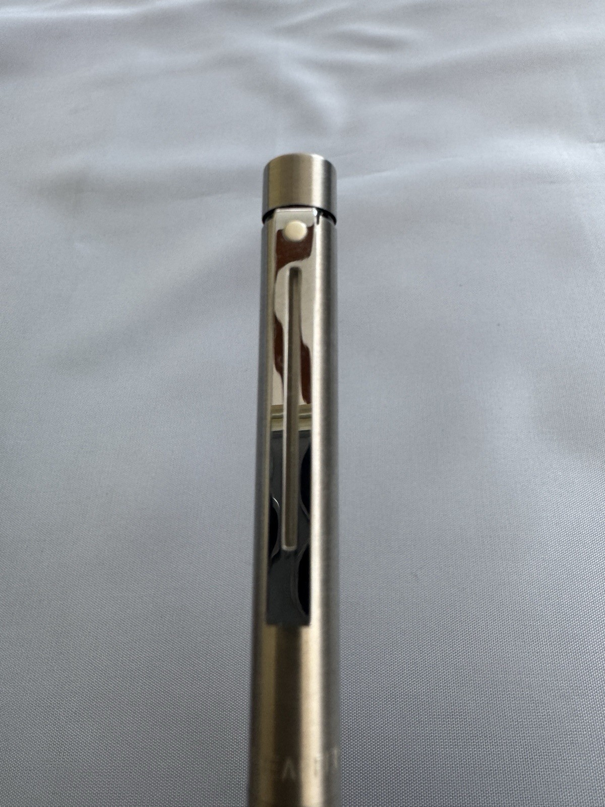 Sheaffer Targa Lifetime Stainless Steel Fountain Pen F Nib - Image 4