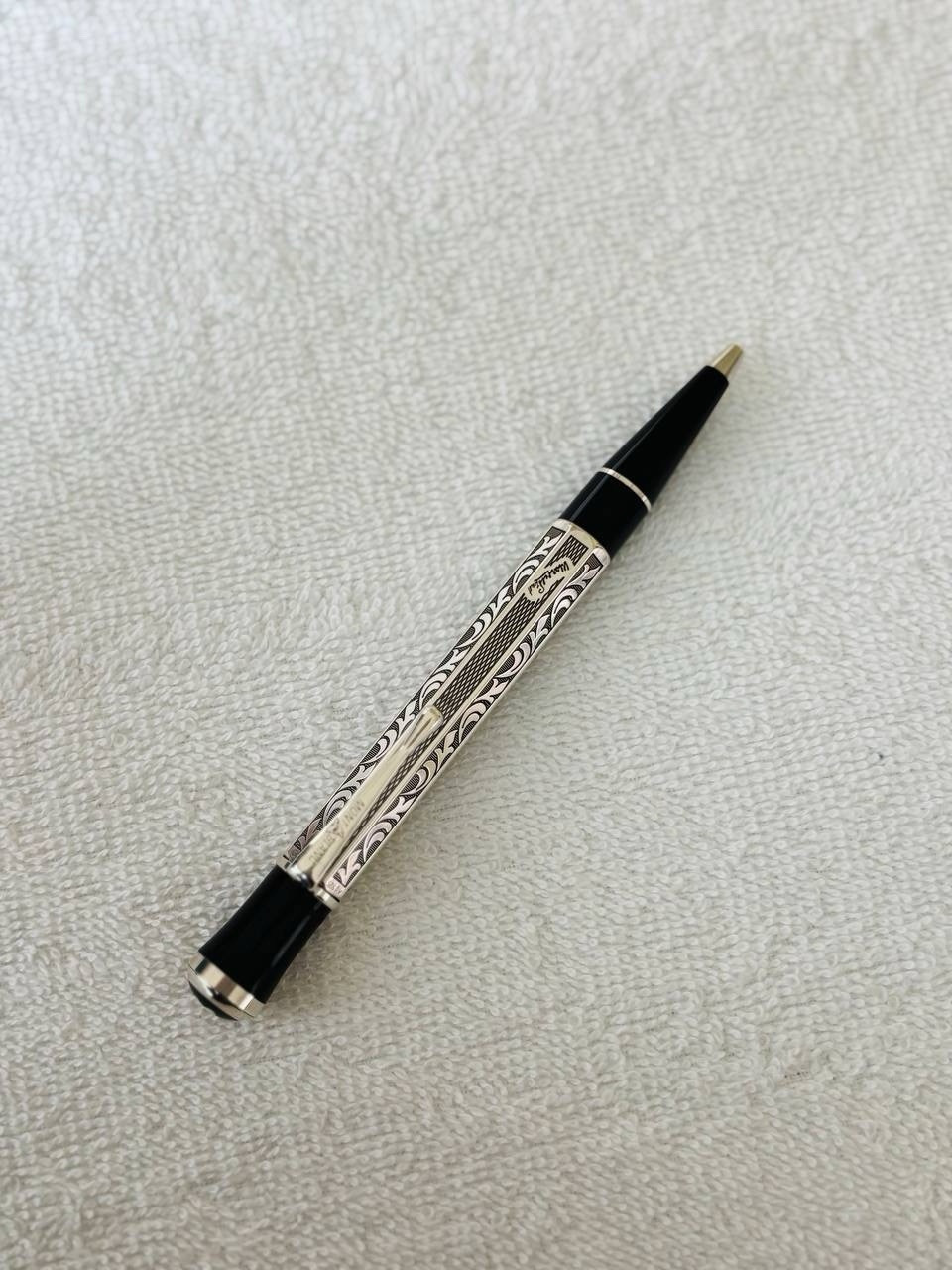 Montblanc Marcel Proust Writers Edition Ballpoint Pen 925 Sterling Silver - Image 8