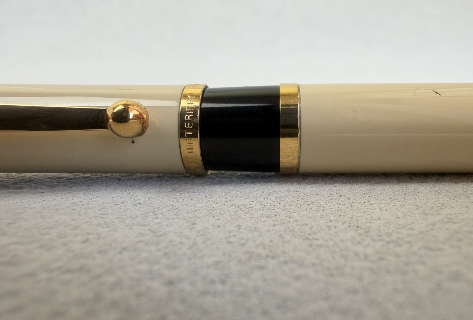 Vintage Waterman Fountain Pen 18K Gold Nib France - Image 3