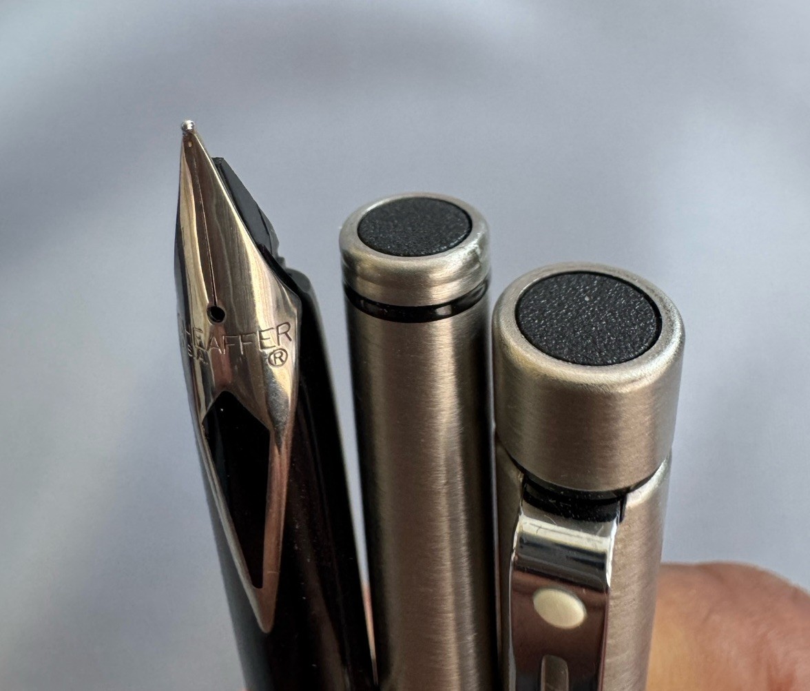 Sheaffer Targa Lifetime Stainless Steel Fountain Pen F Nib - Image 8