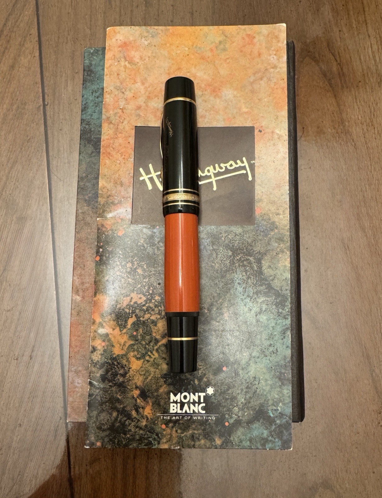 Montblanc Ernest Hemingway Writers Edition Fountain Pen B 18K Gold Nib - Image 2