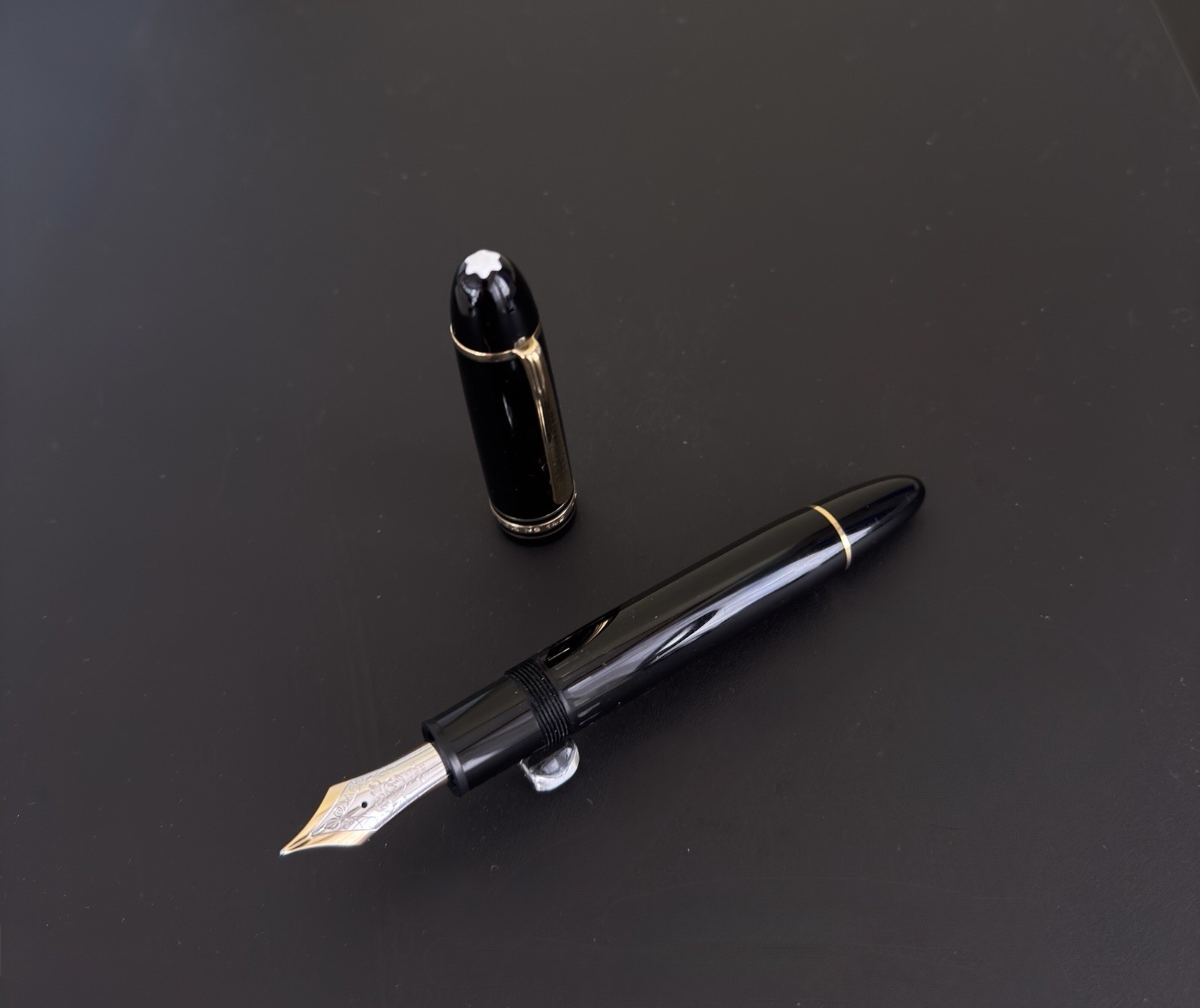 Montblanc Meisterstuck 149 Fountain Pen 14C Gold Medium Nib - Image 2