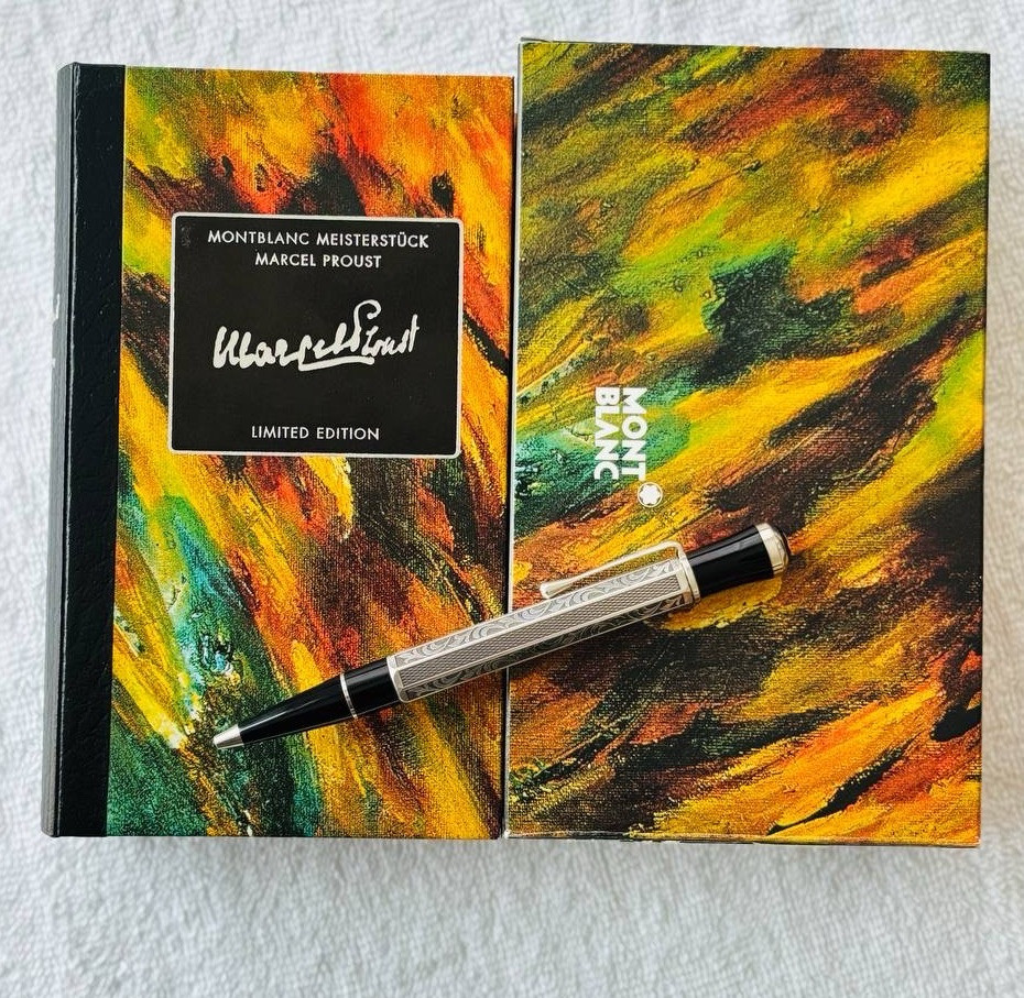 Montblanc Marcel Proust Writers Edition Ballpoint Pen 925 Sterling Silver - Image 2