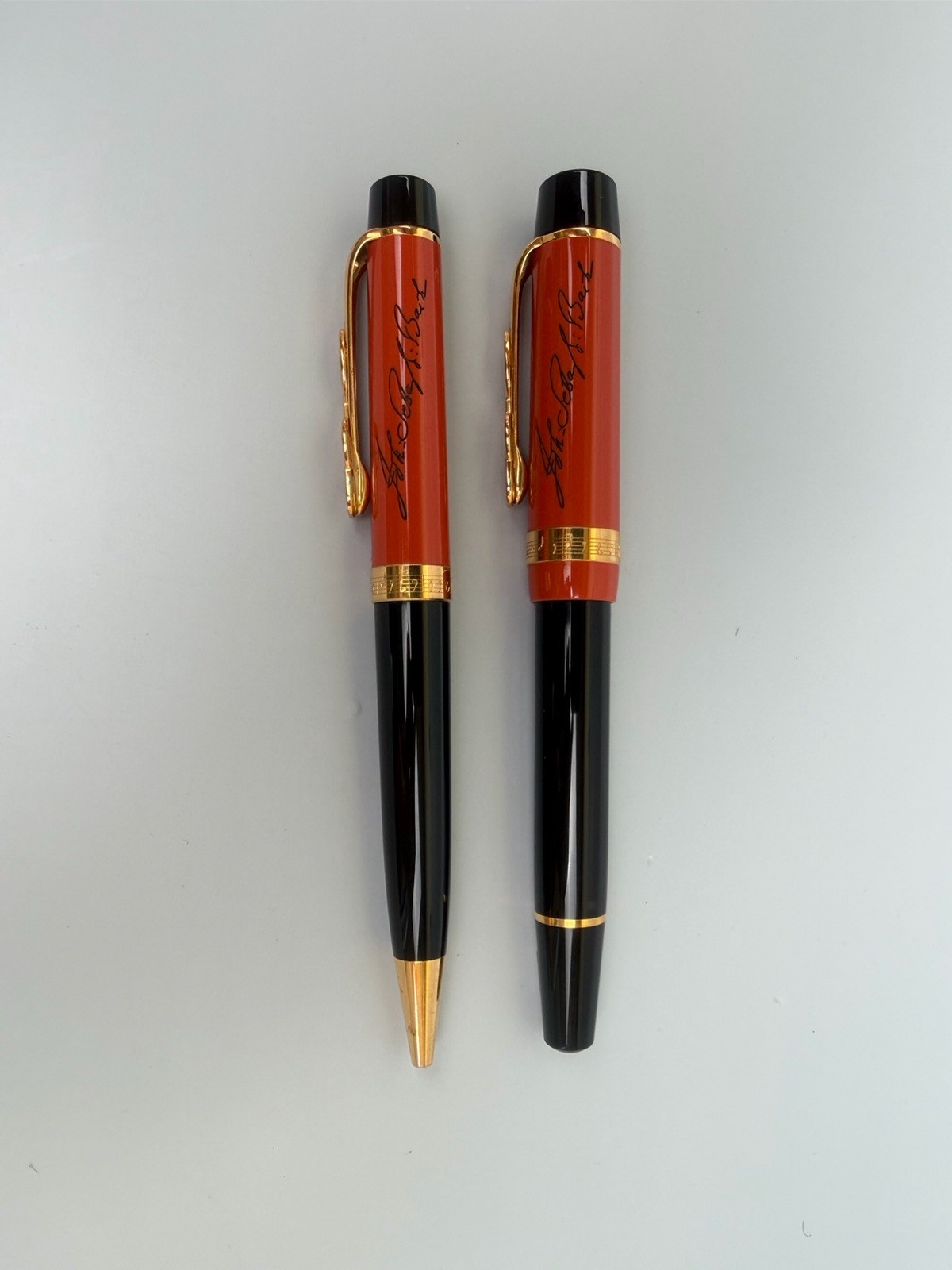Montblanc Bach Limited Edition Set Fountain Pen and Pencil 18K Gold Nib - Image 2