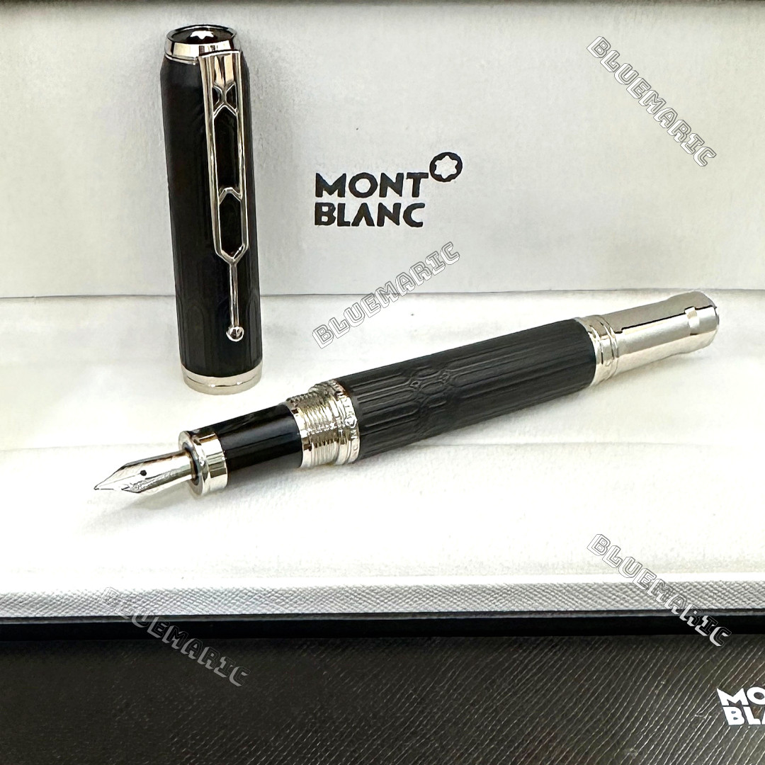 Montblanc Writers Edition Edgar Allan Poe Fountain Pen 18K M Nib - Image 3