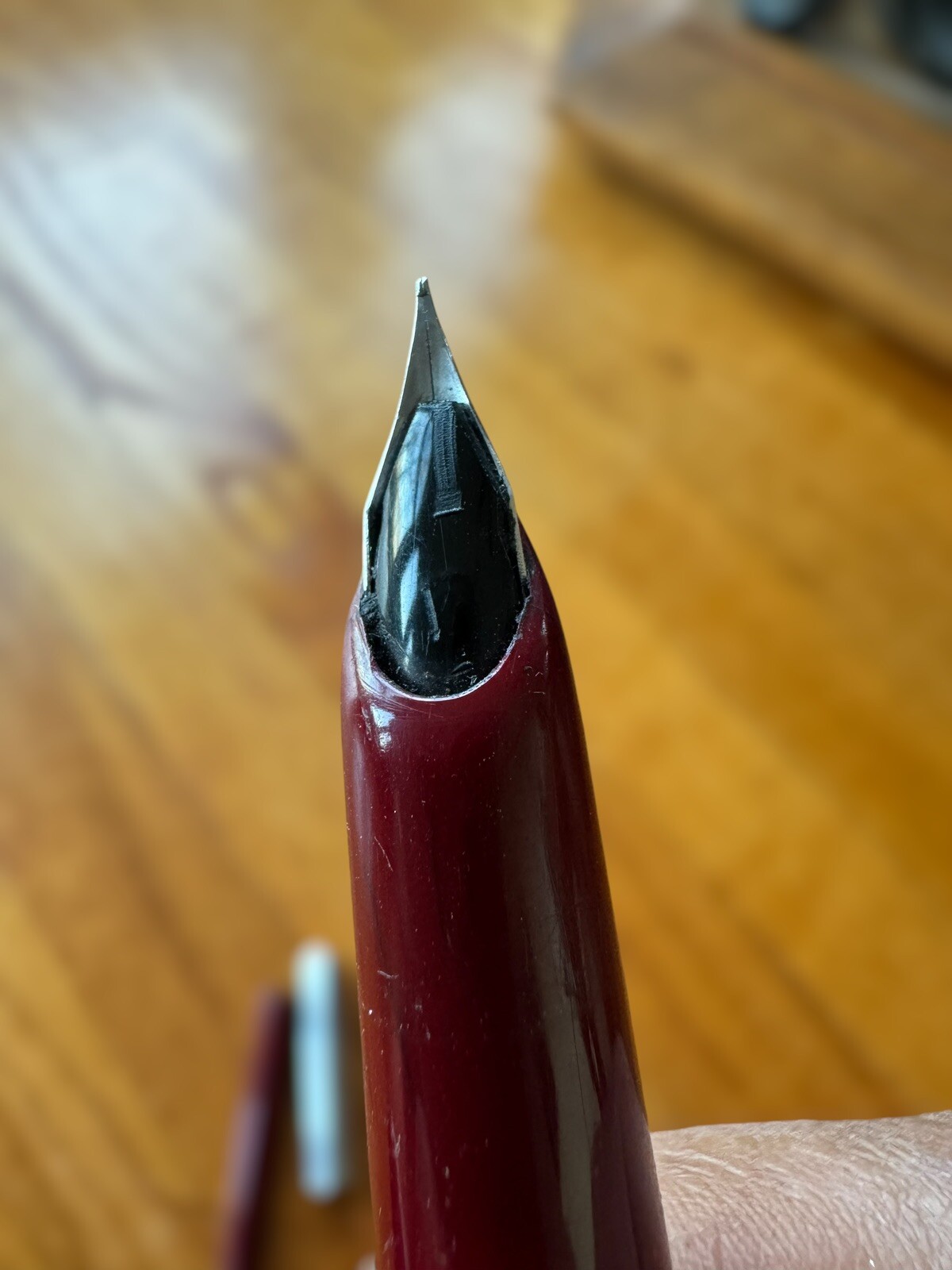 Parker Duofold Centennial Mosaic Black Special Edition Fountain Pen 18K M Nib - Image 5