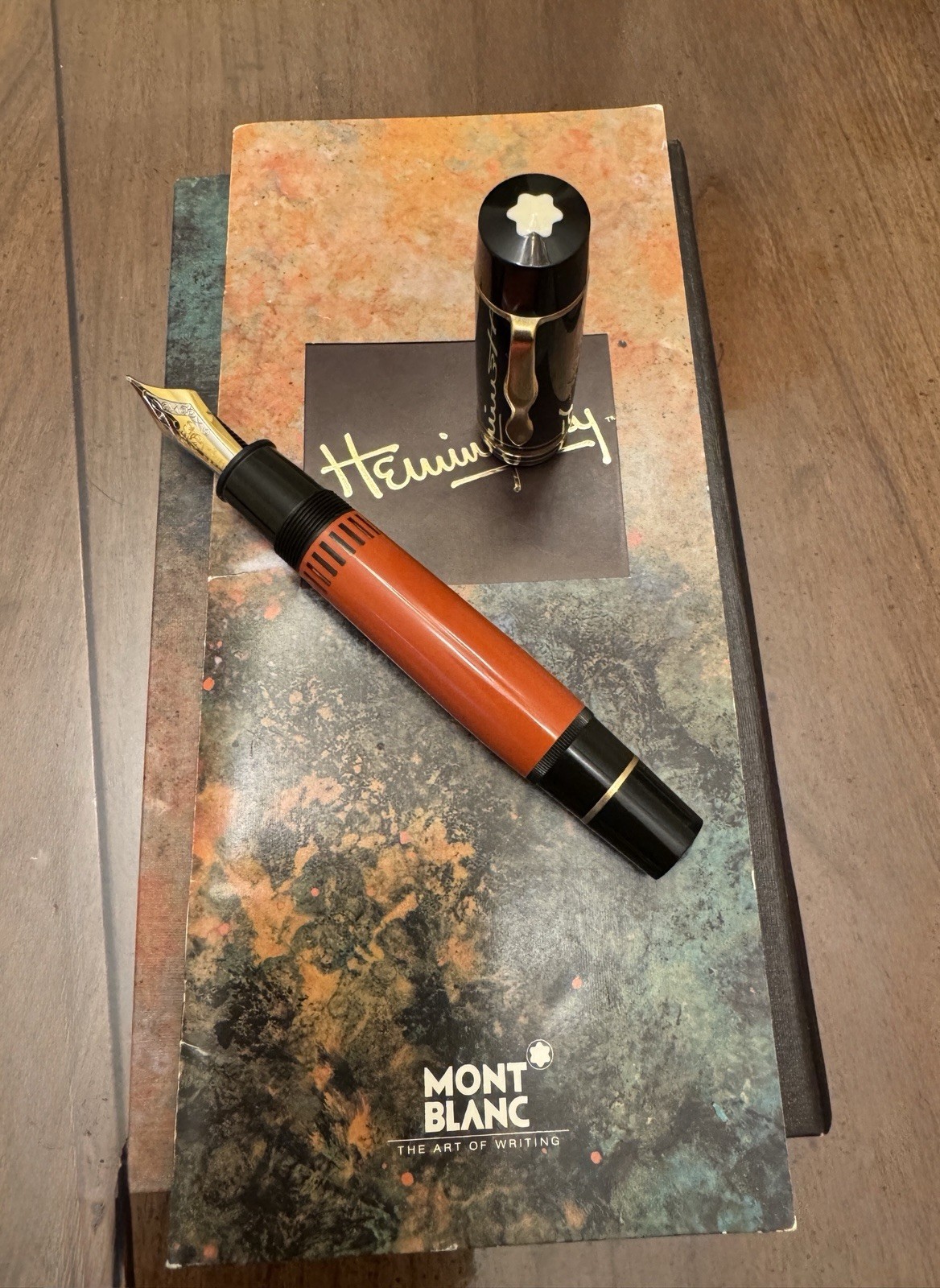 Montblanc Ernest Hemingway Writers Edition Fountain Pen B 18K Gold Nib