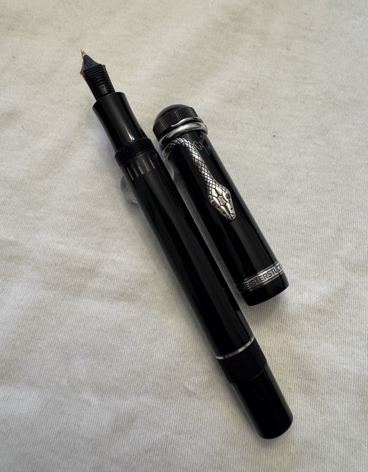 Waterman Commando Lacquered Red Fountain Pen Ballpoint Rollerball Set - Image 6