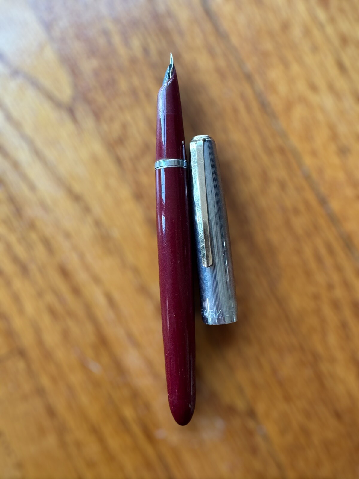 Parker Duofold Centennial Mosaic Black Special Edition Fountain Pen 18K M Nib - Image 9