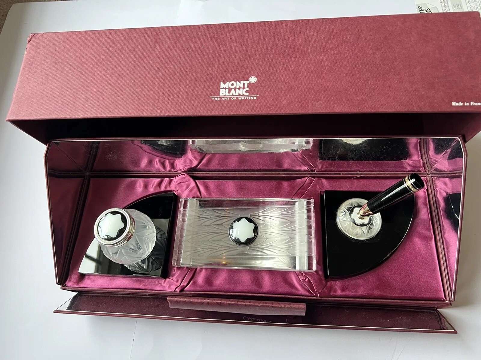 Vintage Lalex Stradivarius Fountain Pen Solid Silver 925 Gold Nib Limited Edition