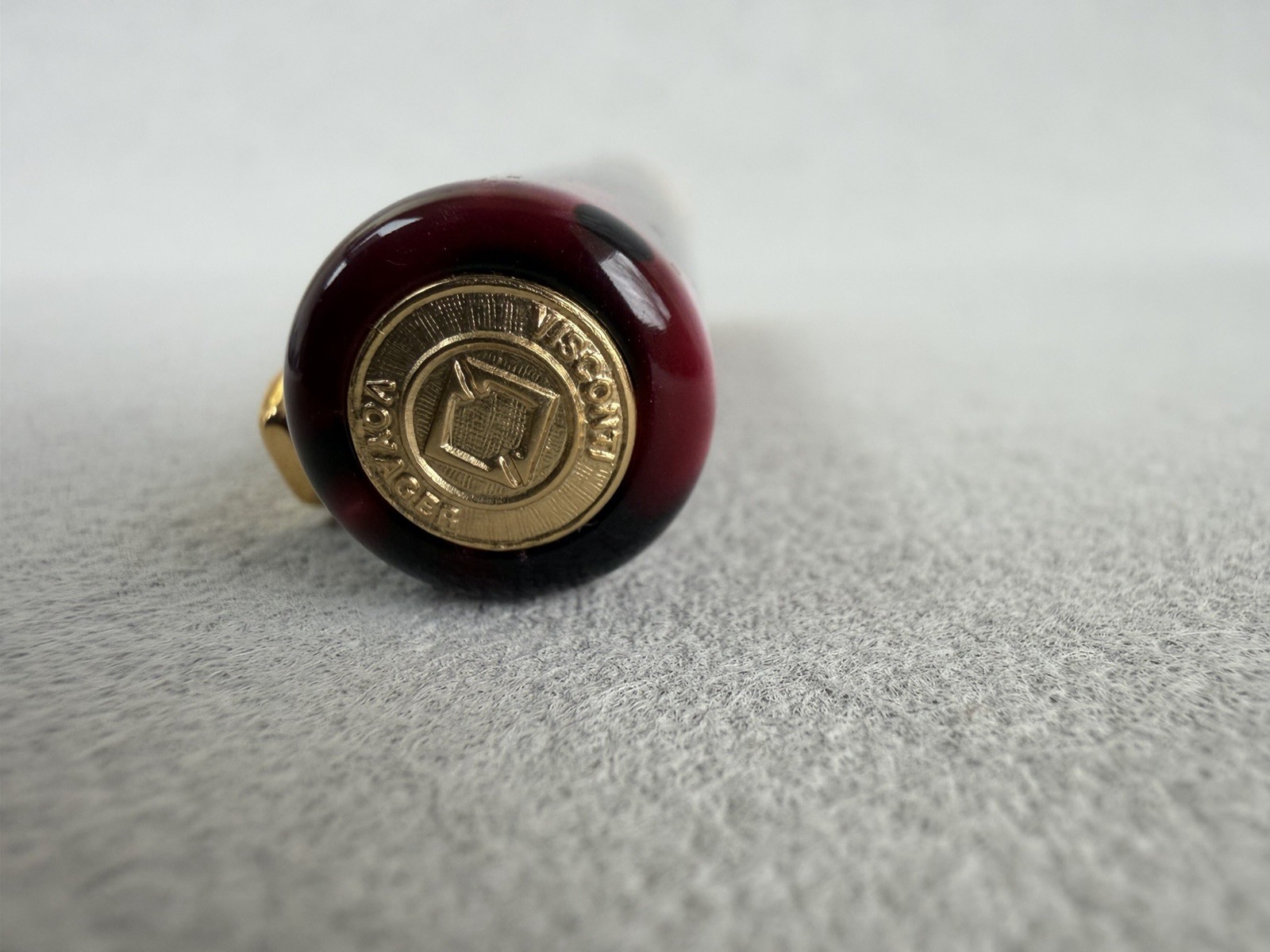 Visconti Kaleido Limited Edition 01/50 Burgundy Celluloid Fountain Pen 18K Nib - Image 10