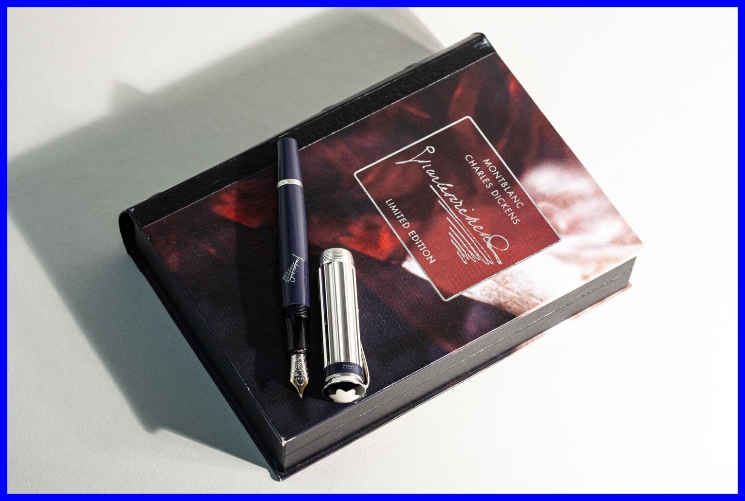 Montblanc Charles Dickens Writers Edition Set FP BP MP 18K Medium Nib - Image 4