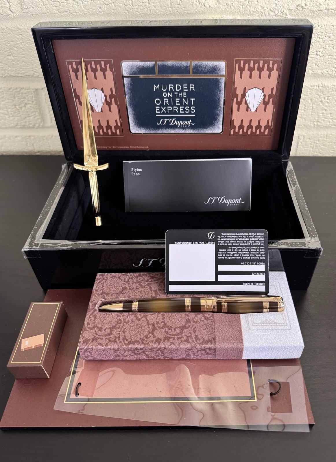 S.T. Dupont Ballpoint Pen D-Line Murder on the Orient Express Limited Edition - Image 12