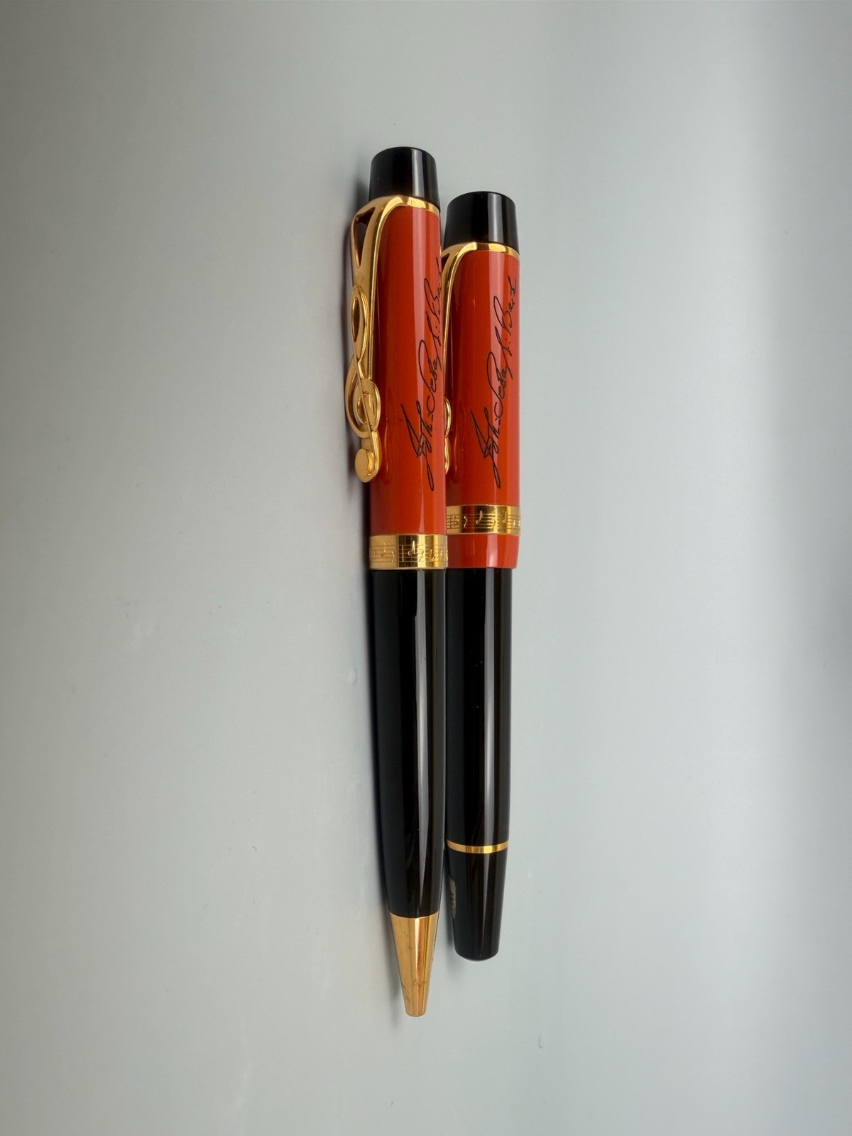 Montblanc Bach Limited Edition Set Fountain Pen and Pencil 18K Gold Nib - Image 4