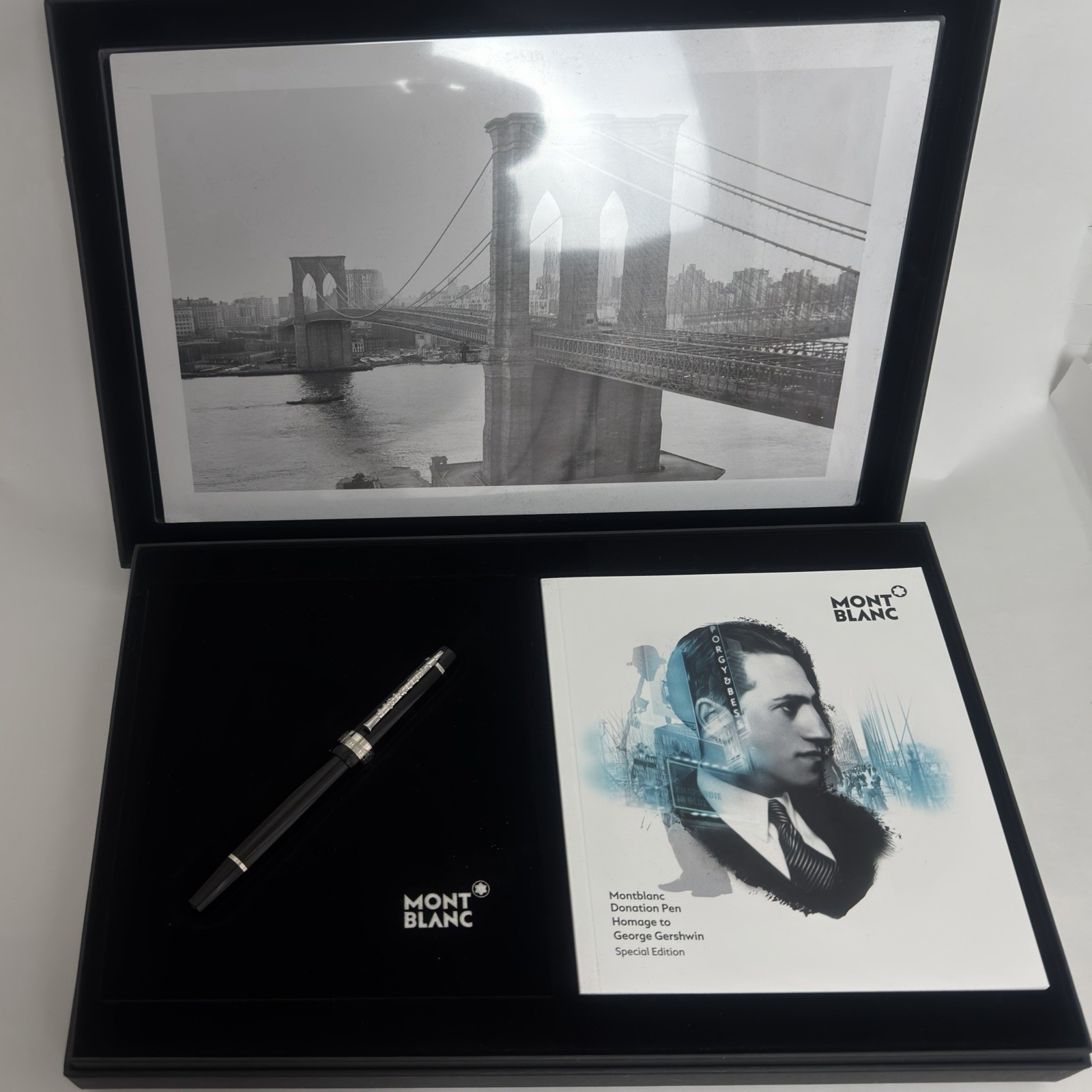 Montblanc George Gershwin Donation Series Special Edition Fountain Pen 18K M Nib - Image 3