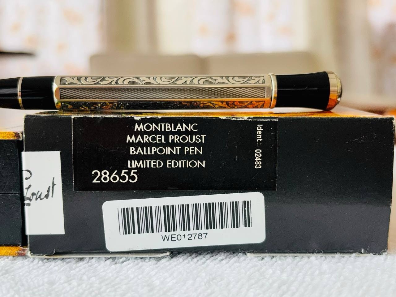 Montblanc Marcel Proust Writers Edition Ballpoint Pen 925 Sterling Silver - Image 7