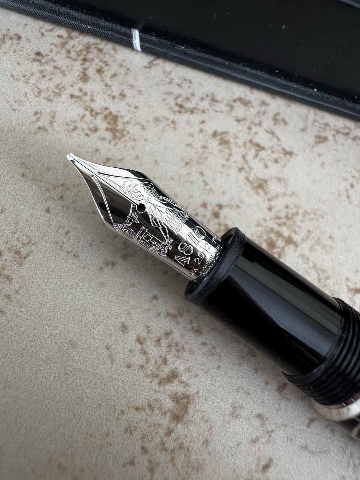 Montblanc Jonathan Swift Writers Edition 3-Pen Set RB Pencil FP 18K Nib - Image 13