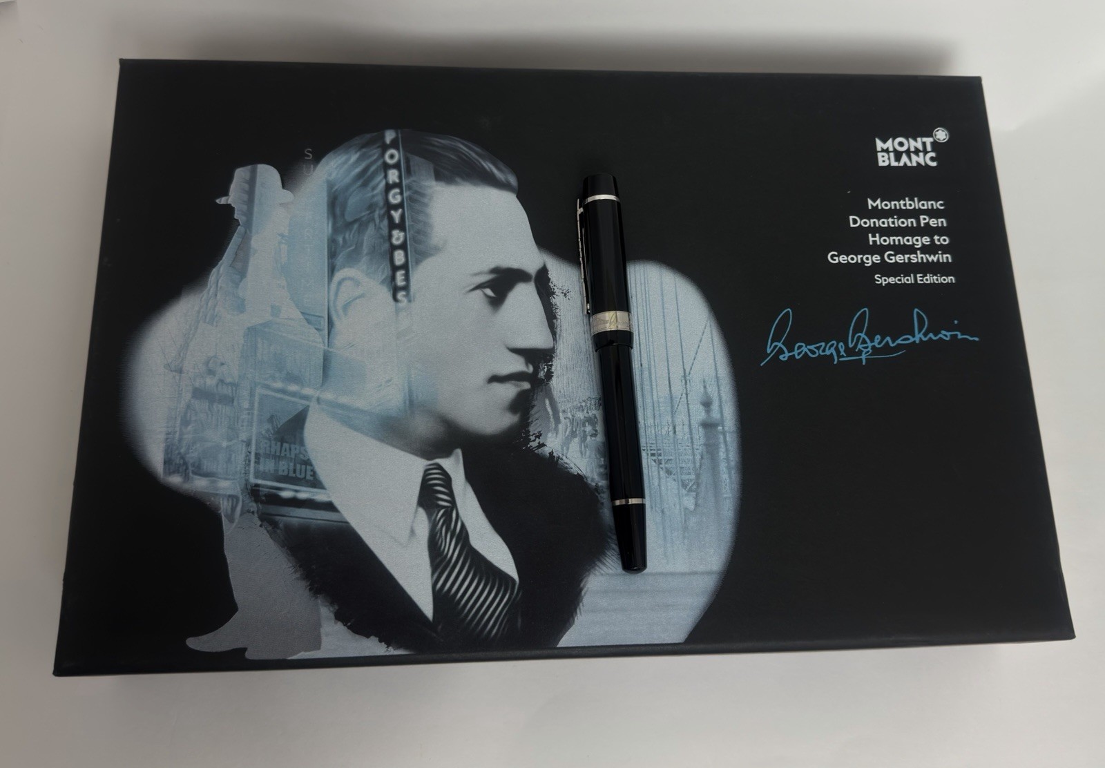 Montblanc George Gershwin Donation Series Special Edition Fountain Pen 18K M Nib - Image 12