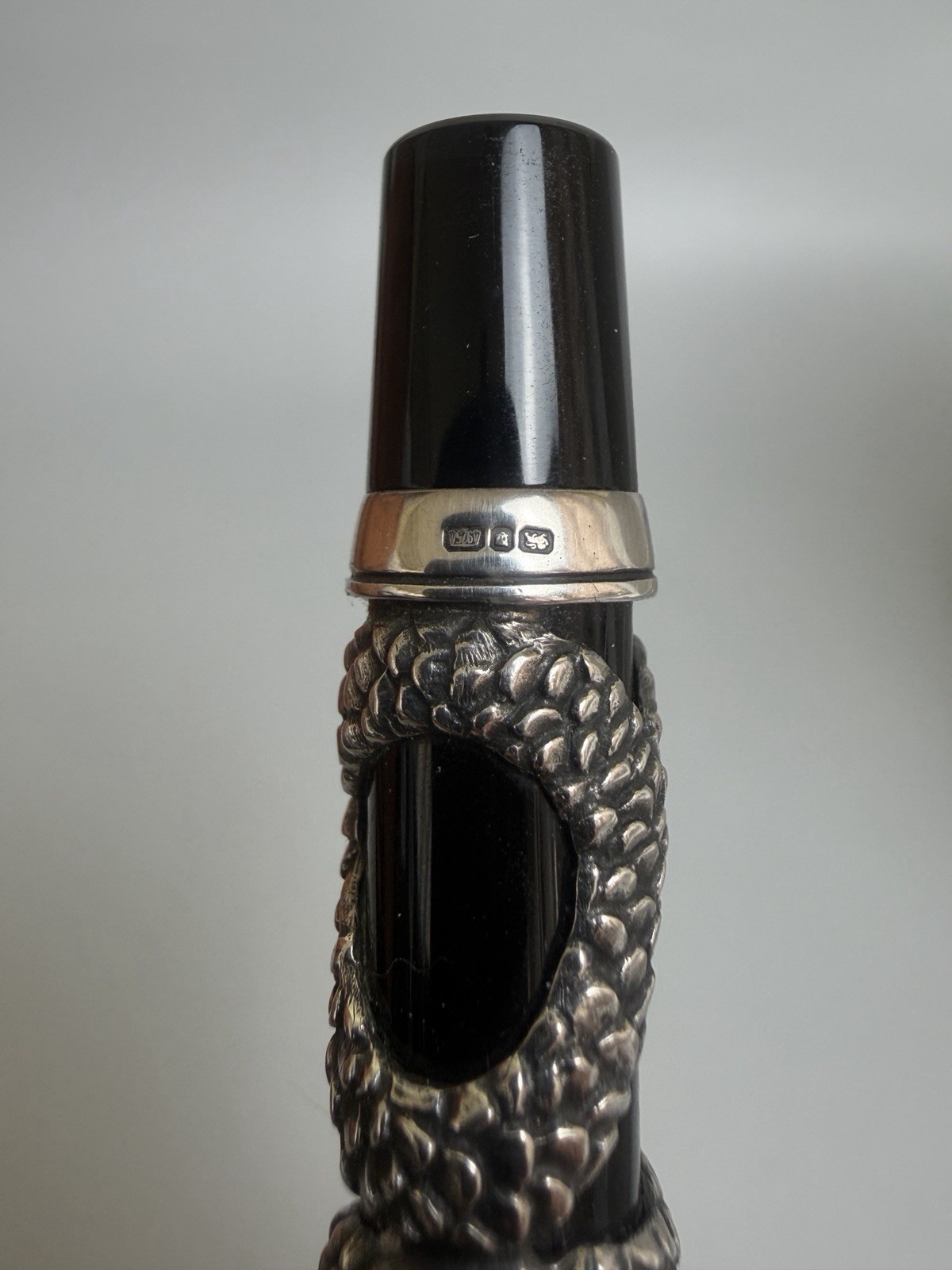 Parker Snake Limited Edition Fountain Pen Sterling Silver 18K Gold M Nib - Image 15