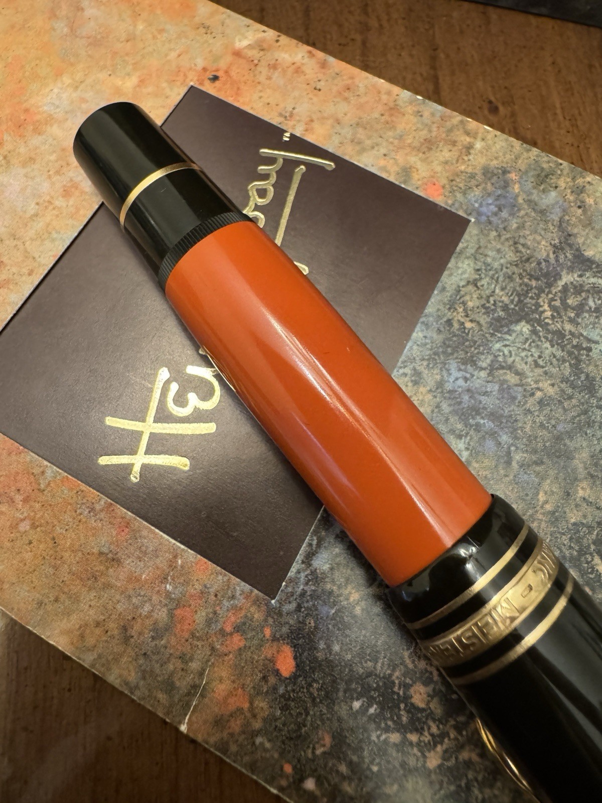 Montblanc Ernest Hemingway Writers Edition Fountain Pen B 18K Gold Nib - Image 13