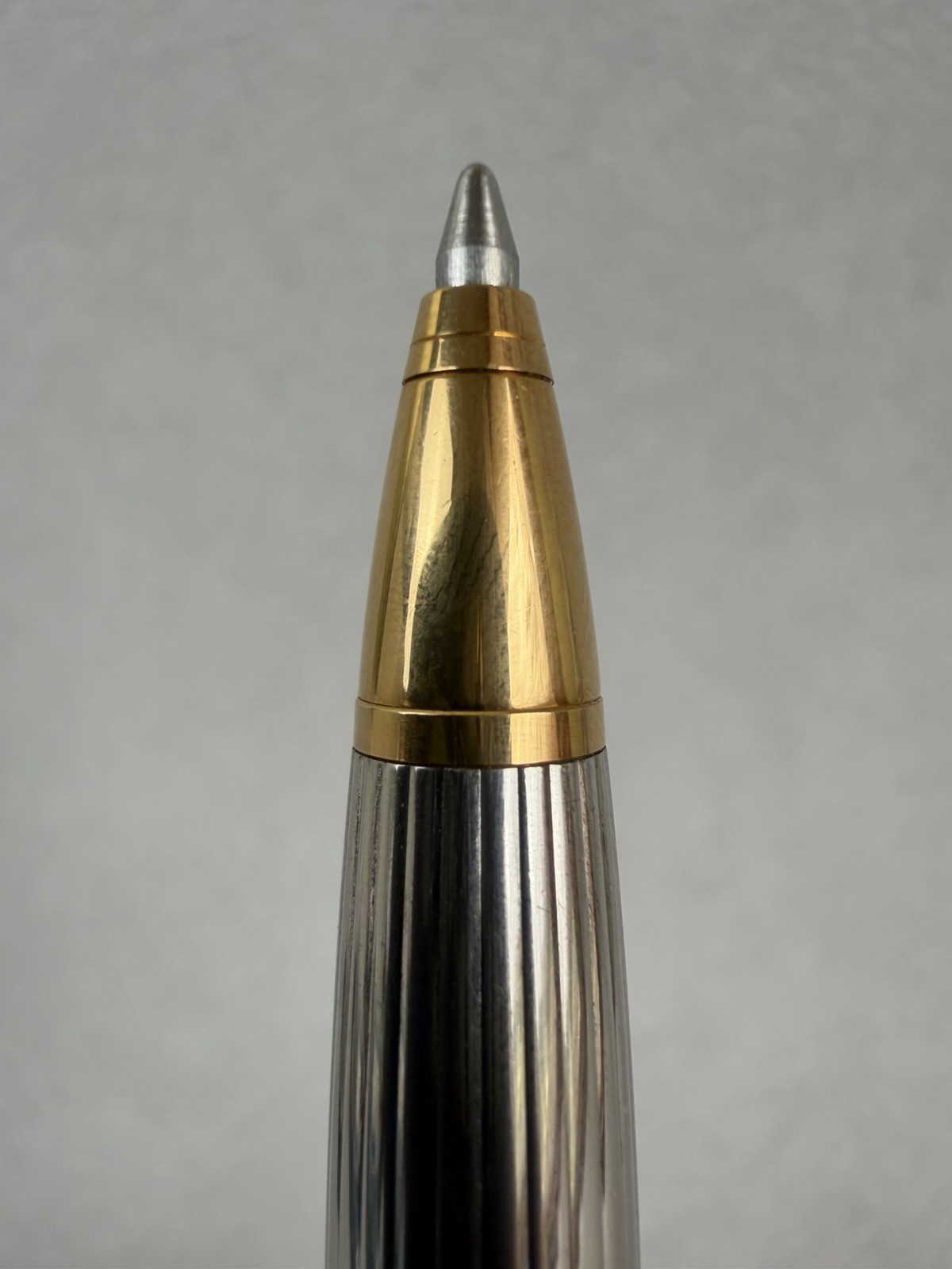 Louis Cartier Platinum and Gold Plated Ballpoint Pen Excellent Condition - Image 9