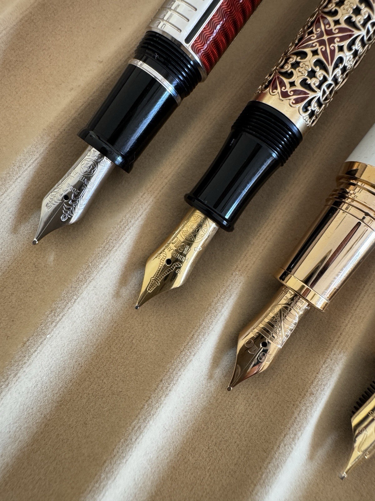 Montblanc Patron Of Art Limited Edition 6 Fountain Pens Set 18K Gold Nib - Image 7