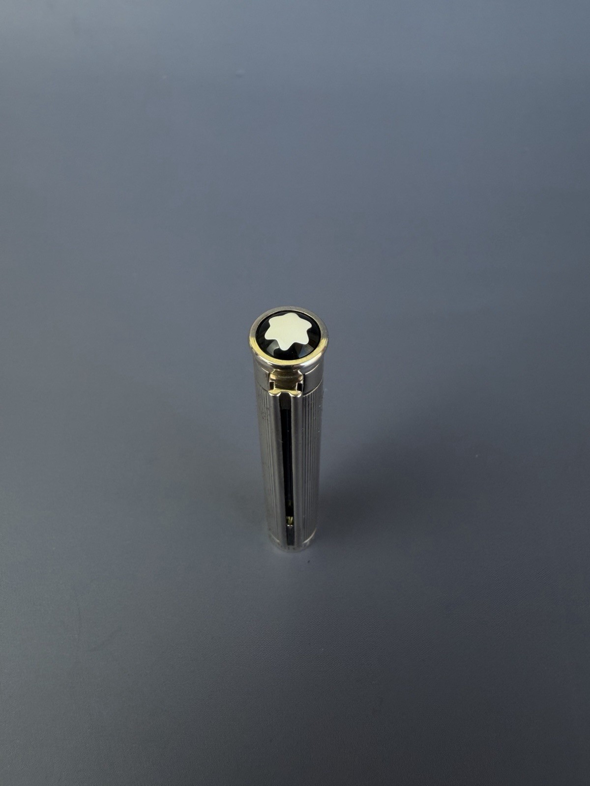 Montblanc Noblesse Fountain Pen Blue Marble 18K Gold M Nib - Image 8