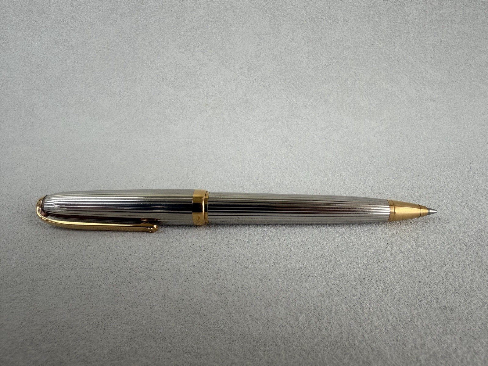 Louis Cartier Platinum and Gold Plated Ballpoint Pen Excellent Condition - Image 8