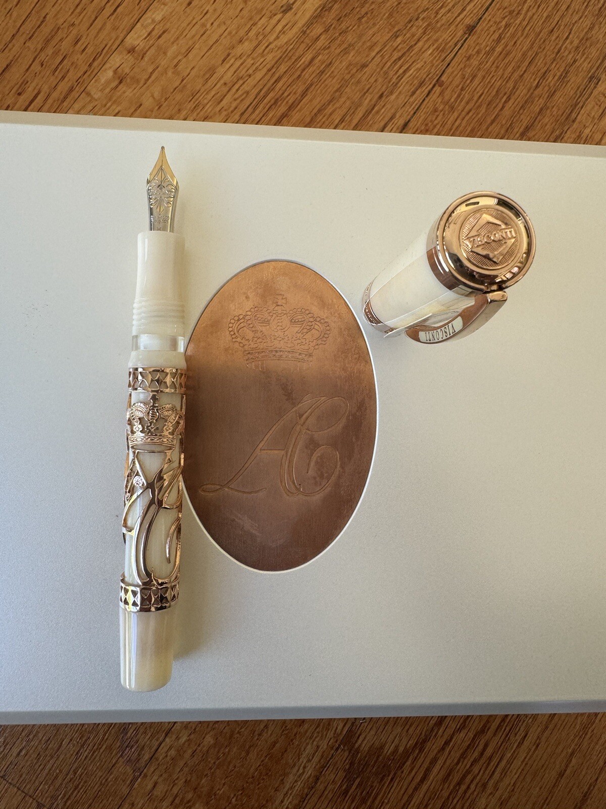 Visconti Monaco Royal Princely Wedding 23K Fountain Pen NEW - Image 4