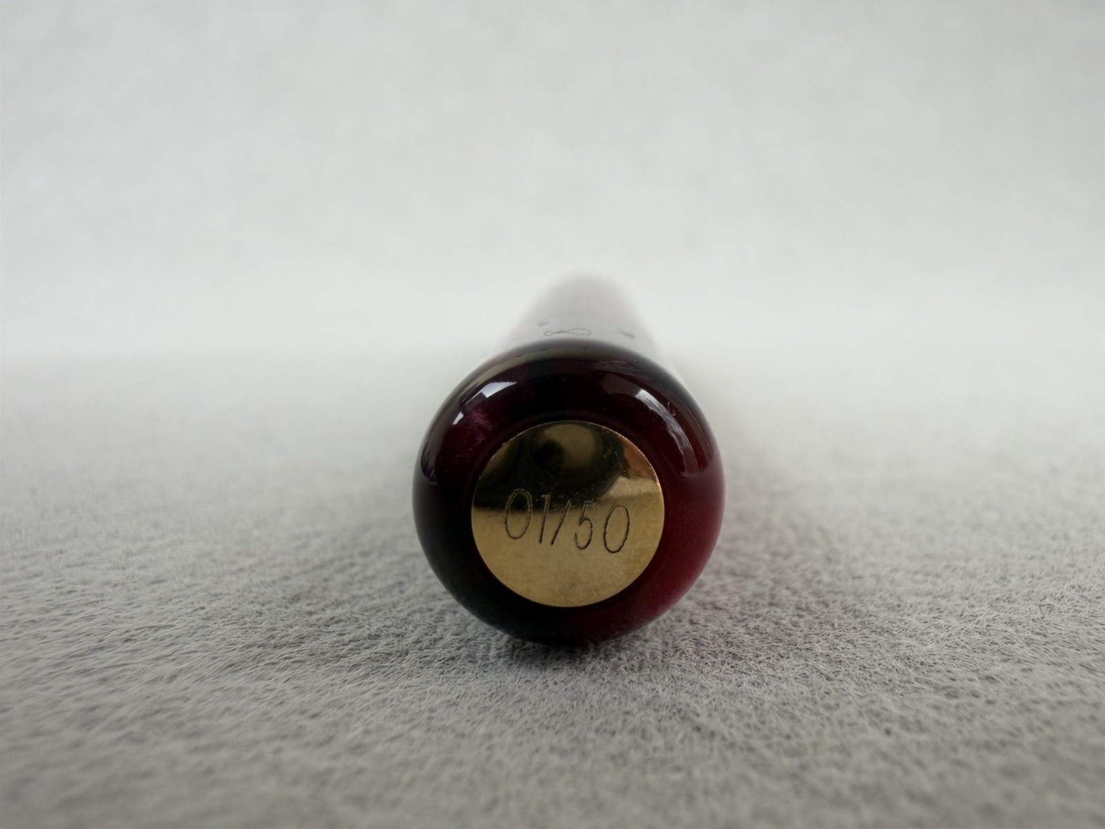 Visconti Kaleido Limited Edition 01/50 Burgundy Celluloid Fountain Pen 18K Nib - Image 11