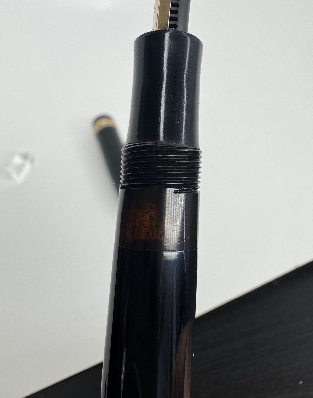 Montblanc Masterpiece 144 Celluloid 1950s Fountain Pen 14C Gold F Nib - Image 15