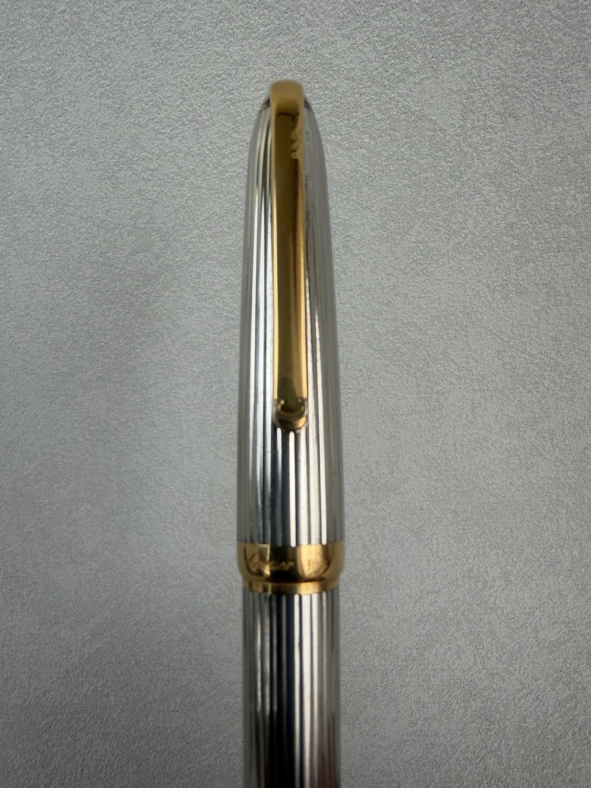 Louis Cartier Platinum and Gold Plated Ballpoint Pen Excellent Condition - Image 10