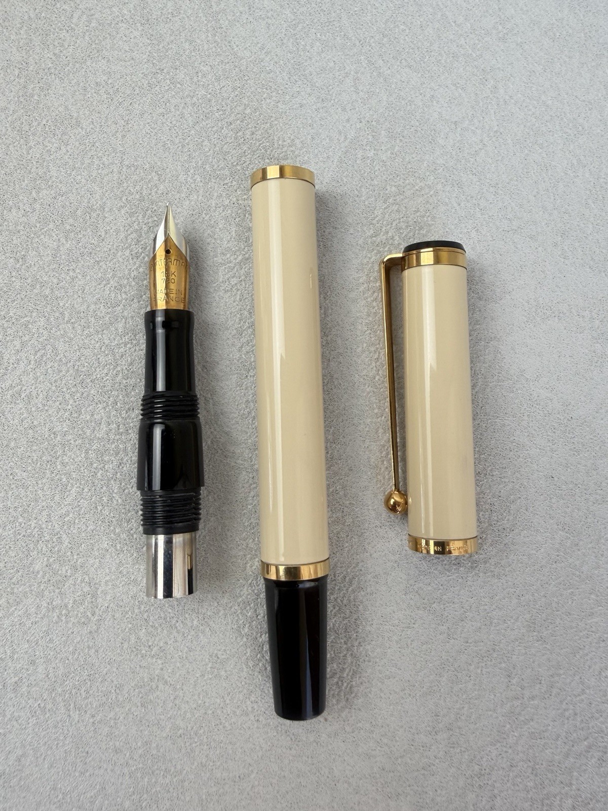 Vintage Waterman Fountain Pen 18K Gold Nib France - Image 8