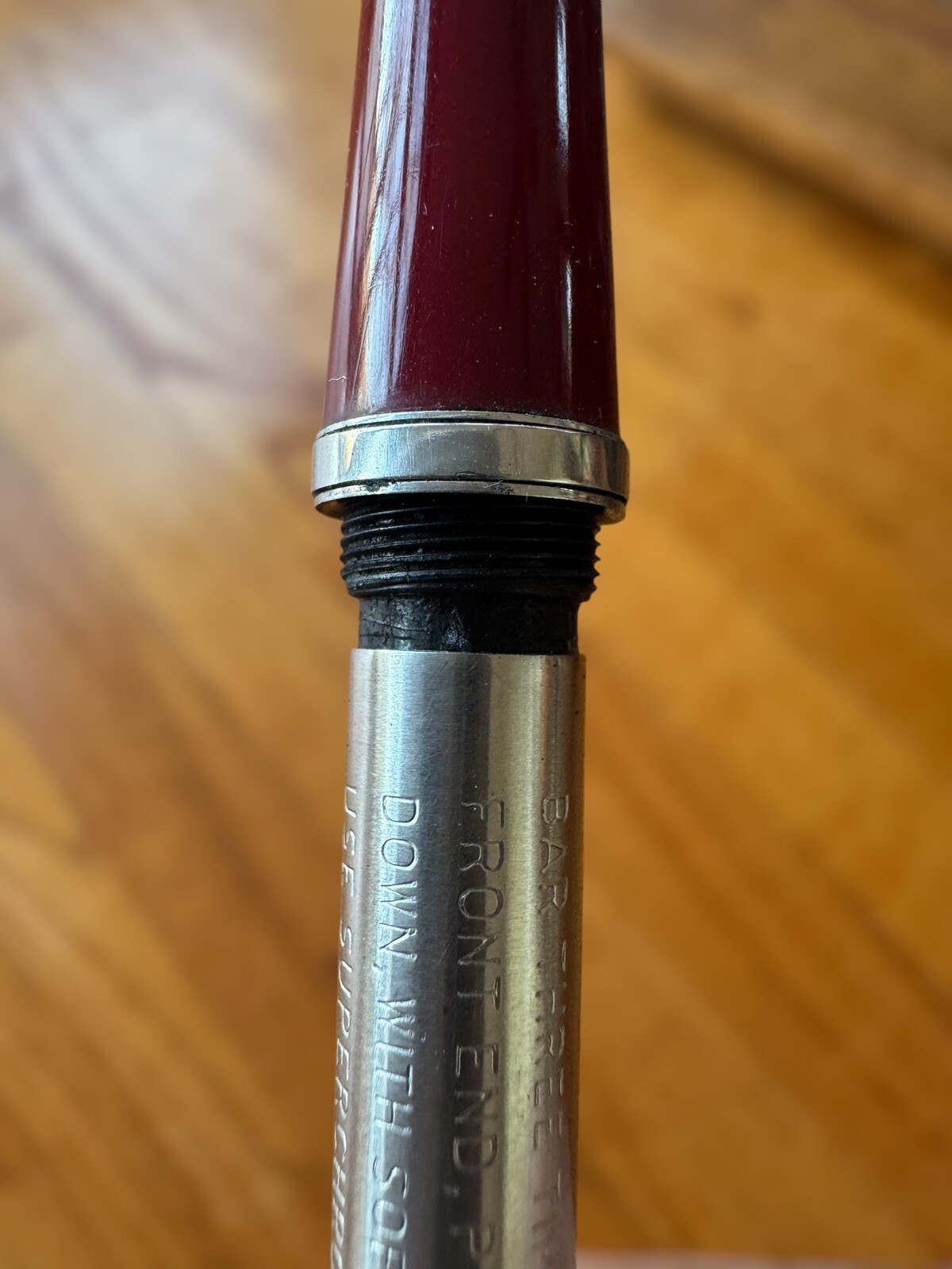 Parker Duofold Centennial Mosaic Black Special Edition Fountain Pen 18K M Nib - Image 7