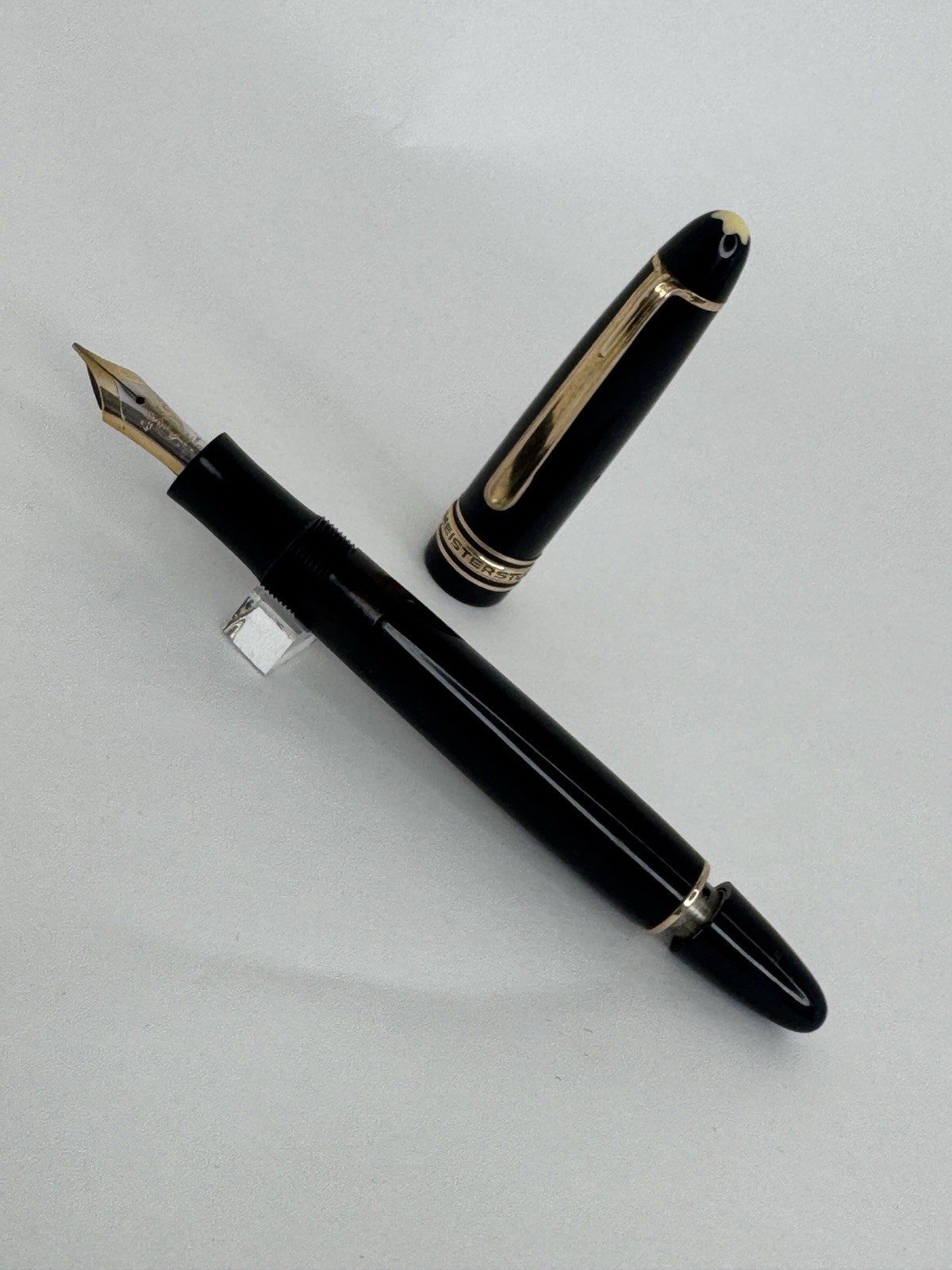 Montblanc Masterpiece 144 Celluloid 1950s Fountain Pen 14C Gold F Nib - Image 21