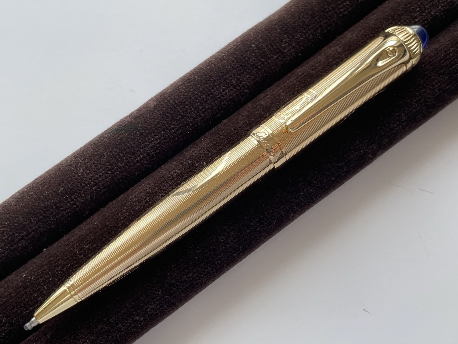 Louis Cartier Platinum and Gold Plated Ballpoint Pen Excellent Condition - Image 4