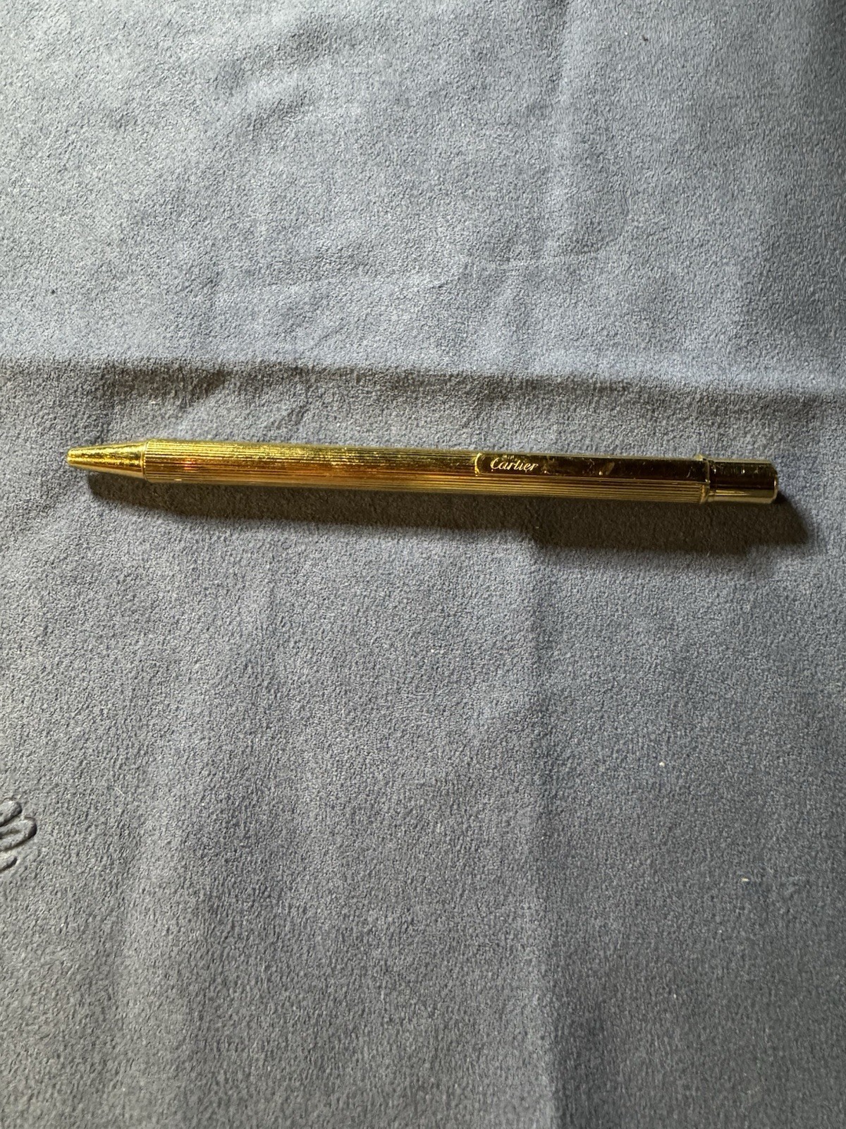 Louis Cartier Platinum and Gold Plated Ballpoint Pen Excellent Condition - Image 5