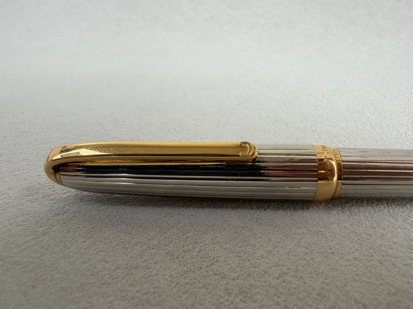 Louis Cartier Platinum and Gold Plated Ballpoint Pen Excellent Condition - Image 13