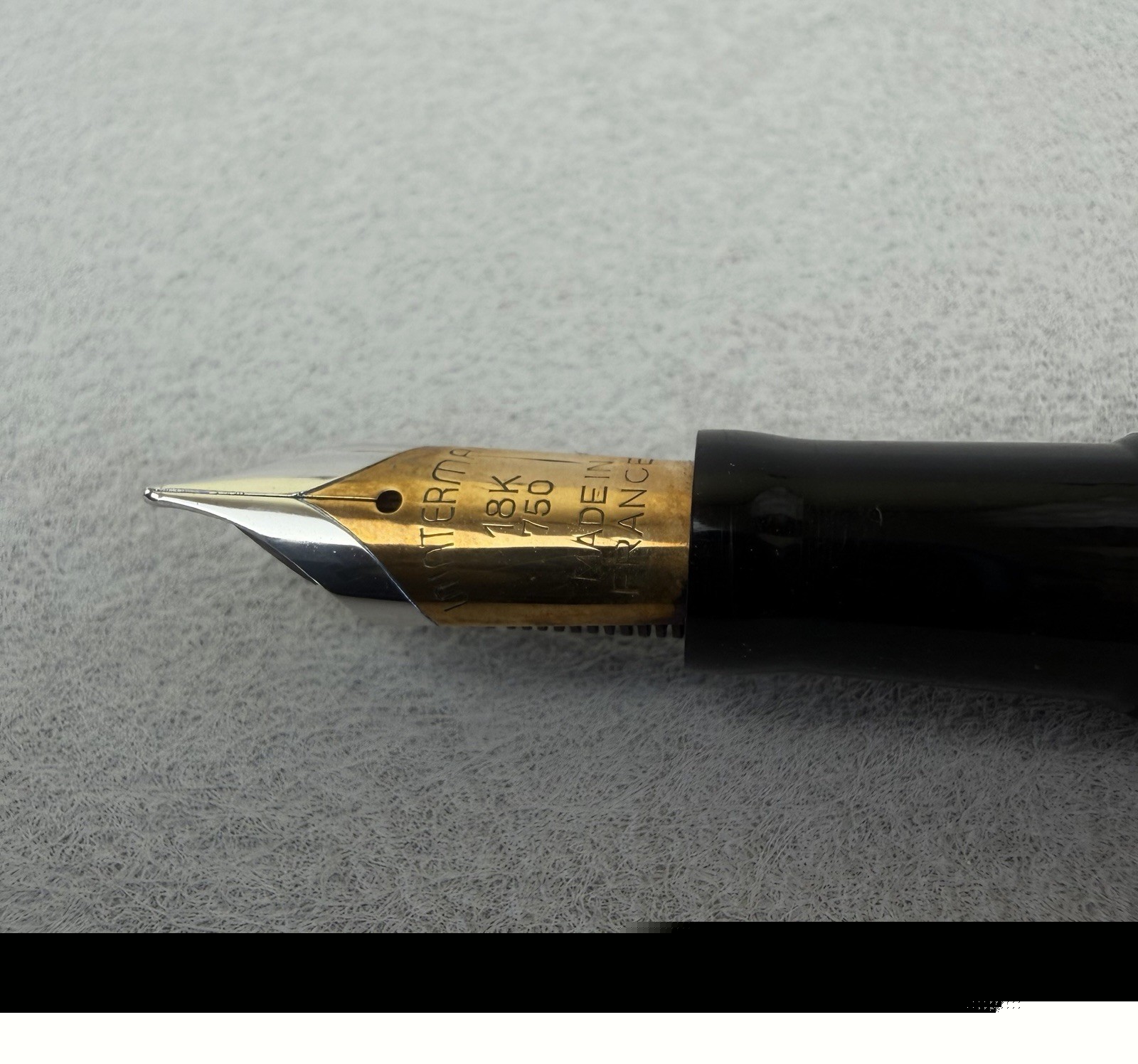 Vintage Waterman Fountain Pen 18K Gold Nib France - Image 7