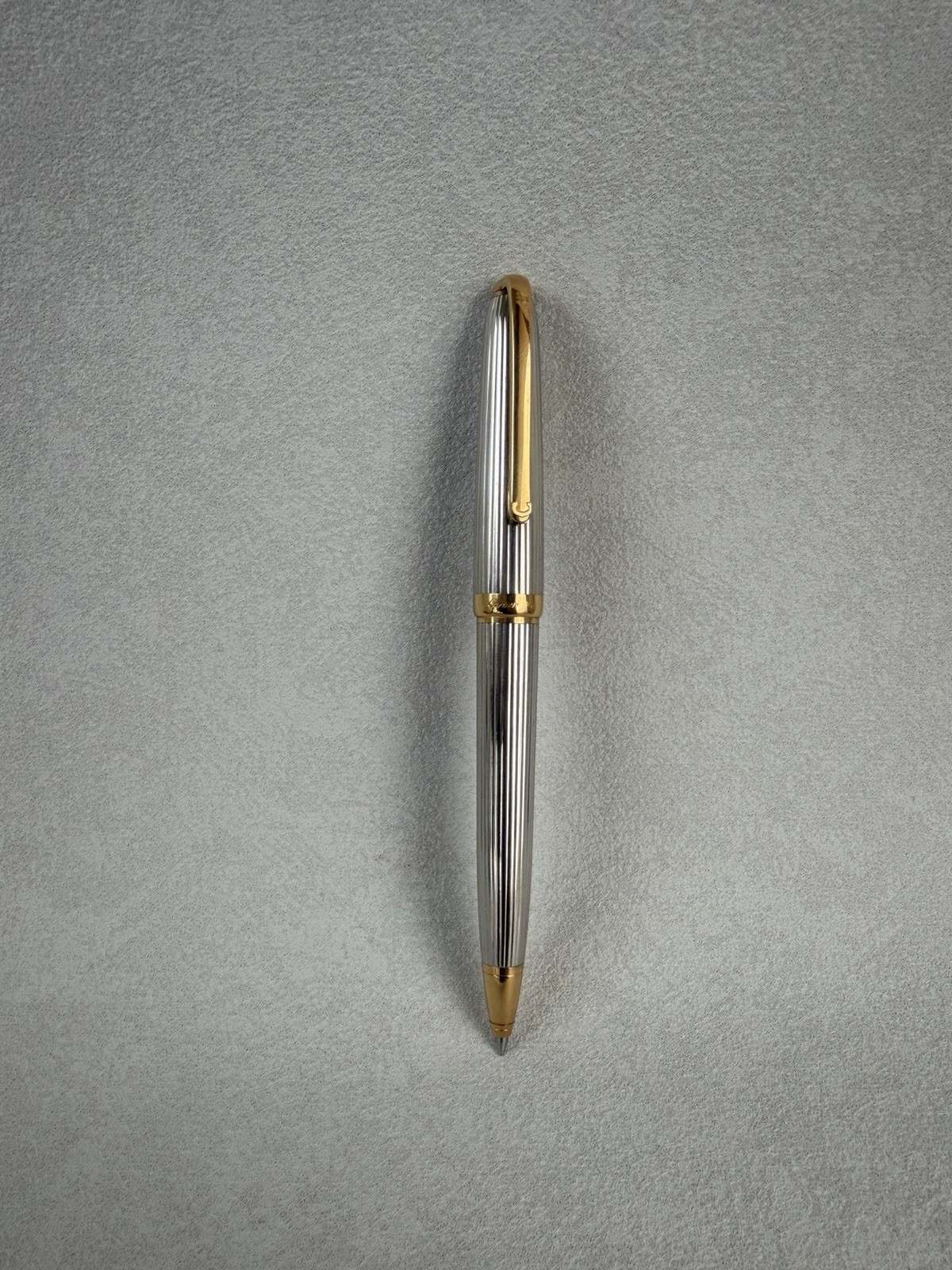 Louis Cartier Platinum and Gold Plated Ballpoint Pen Excellent Condition - Image 6