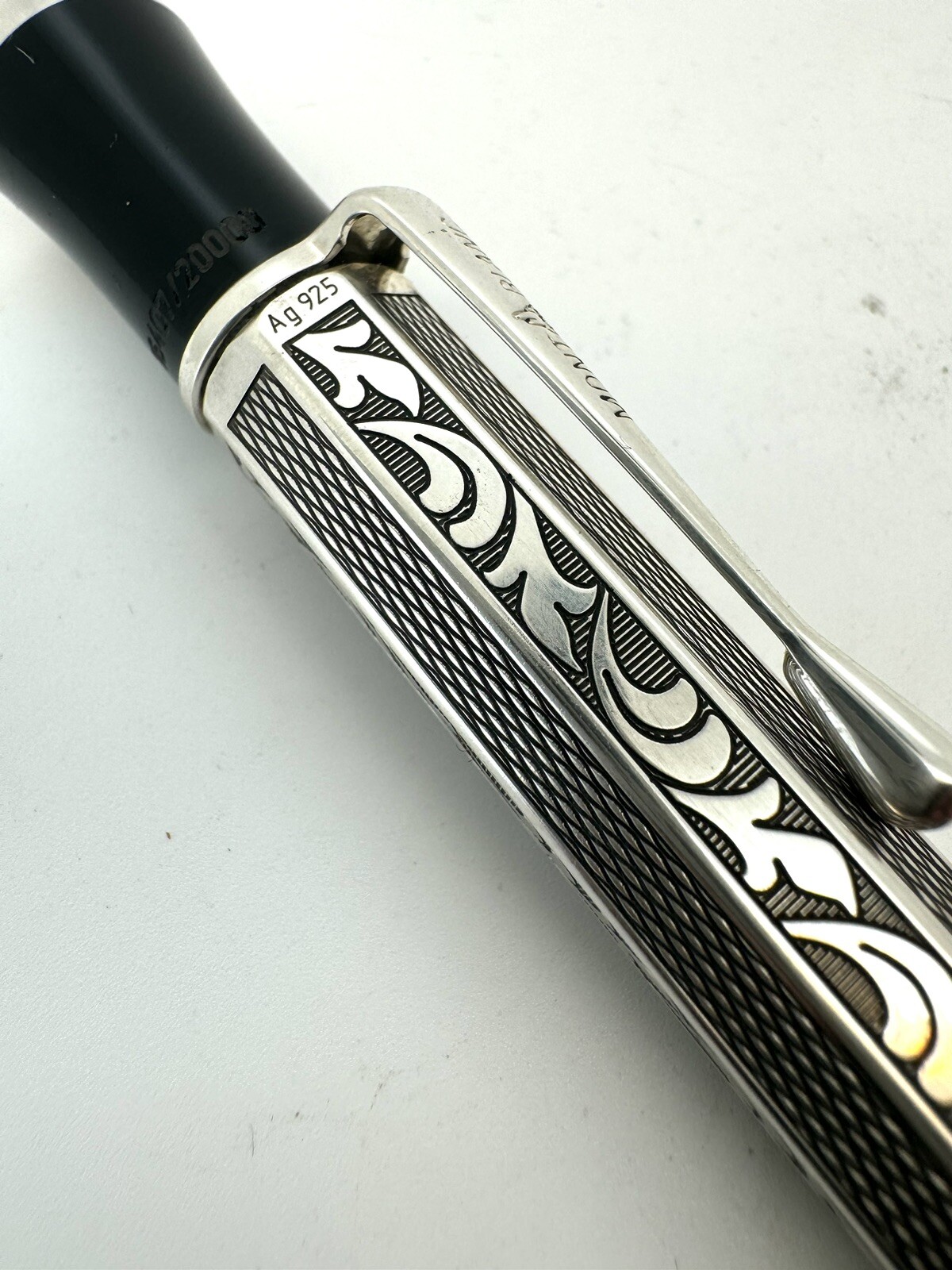 Montblanc Marcel Proust Writers Edition Ballpoint Pen 925 Sterling Silver - Image 6