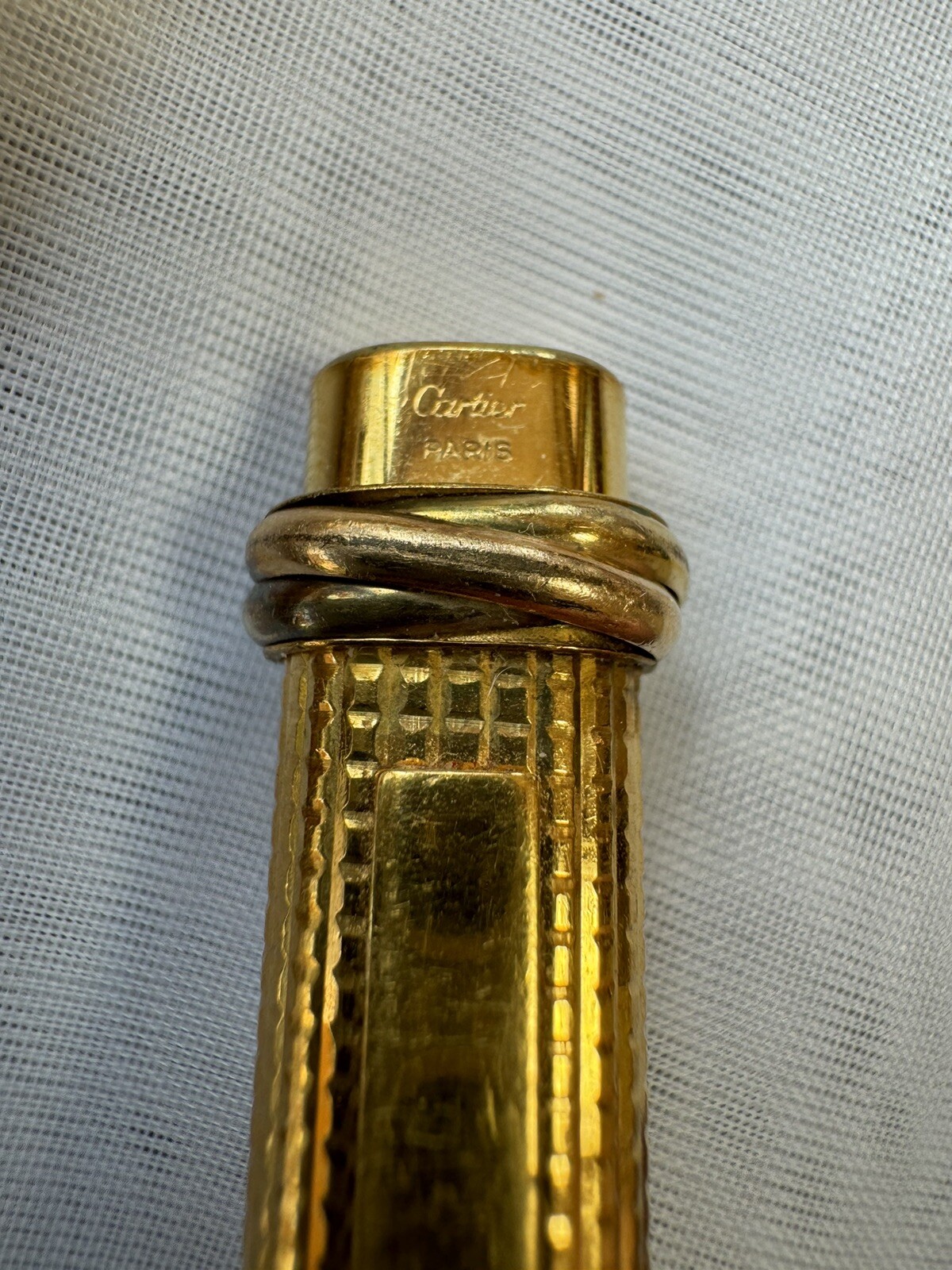Must De Cartier Oval Trinity Vendome Vintage Rollerball - Image 4